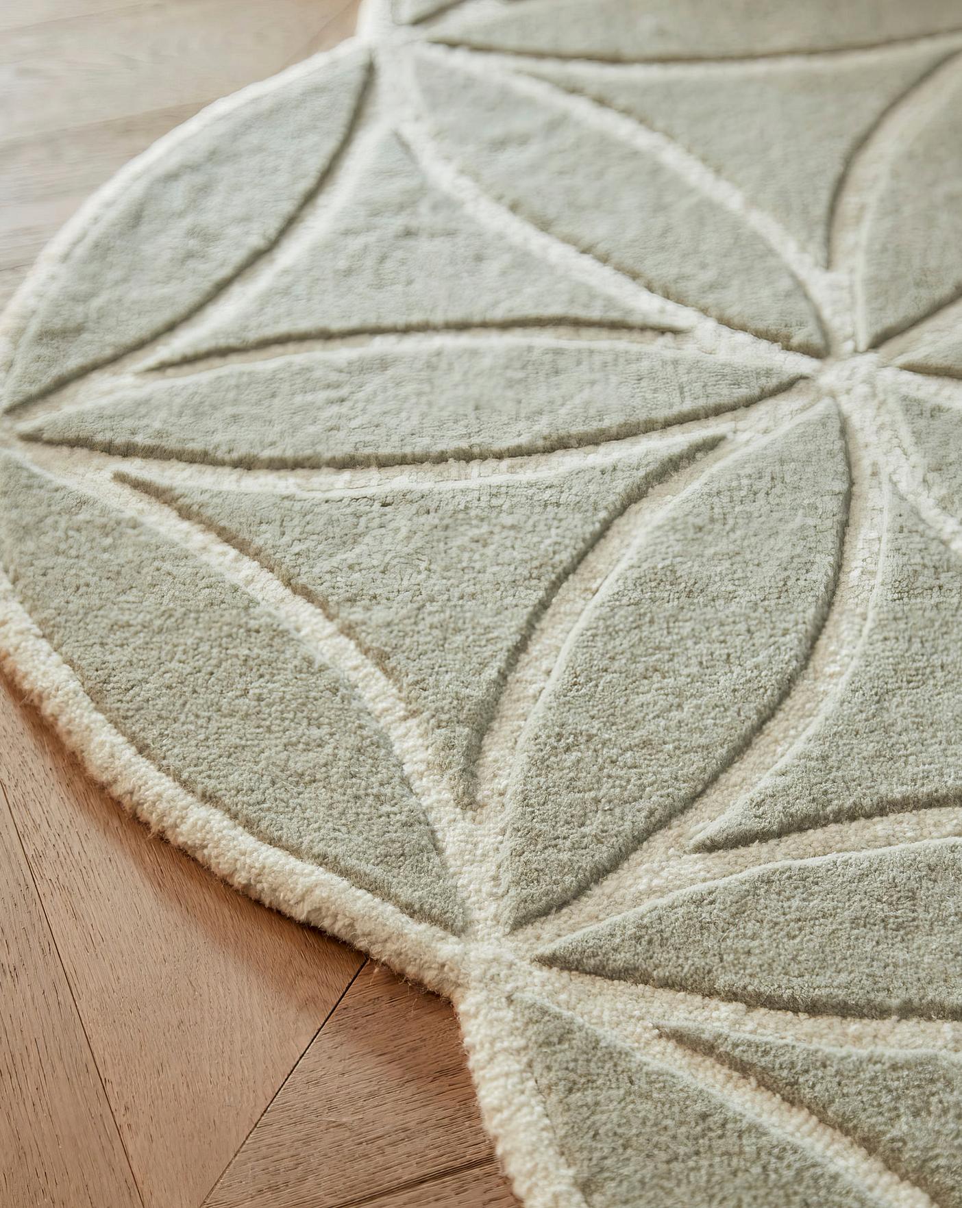 Bloom Woollen Rug | J D Williams