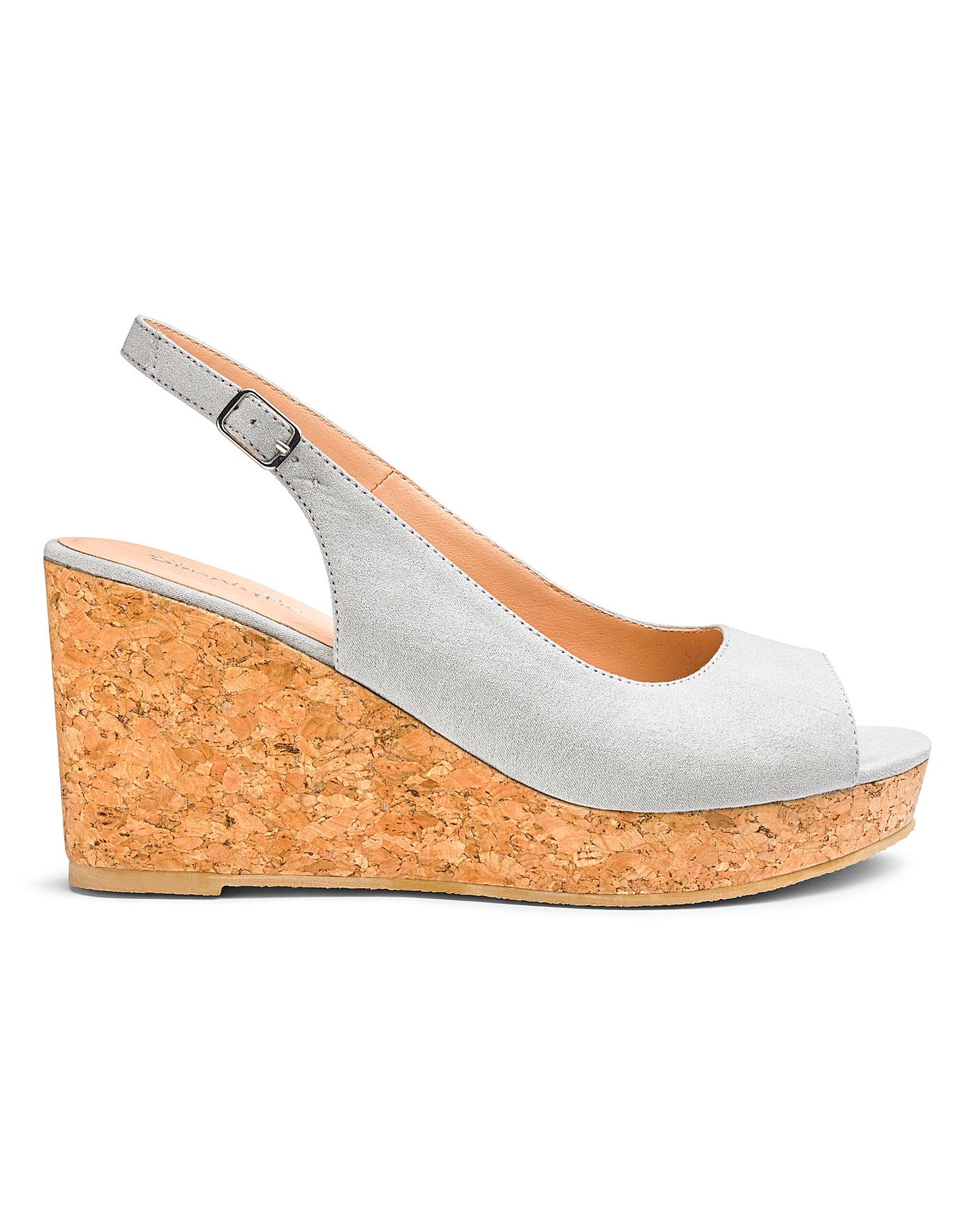 Jojo Basic Wedge Extra Wide Fit | Oxendales