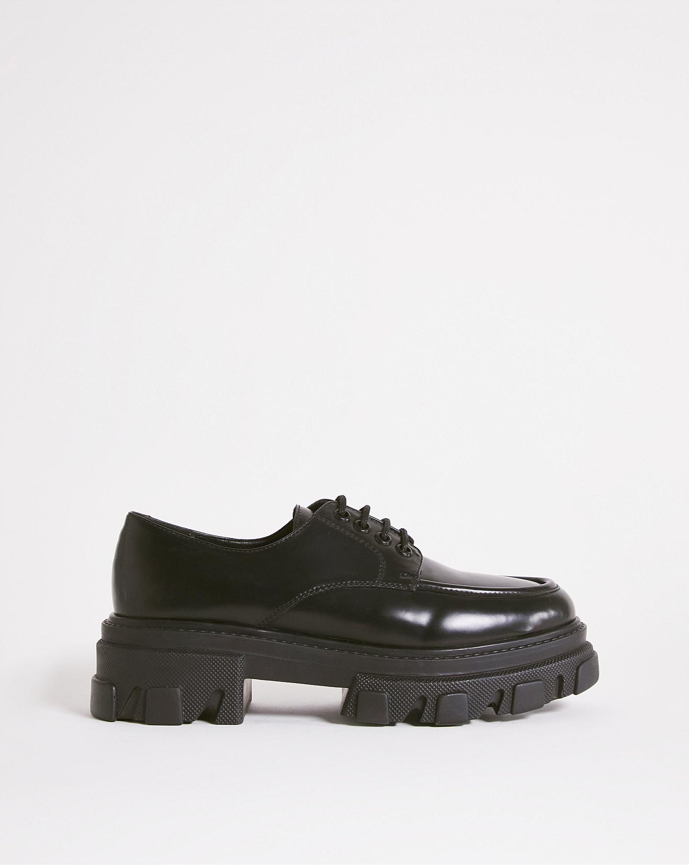 Flatform lace up sales shoes