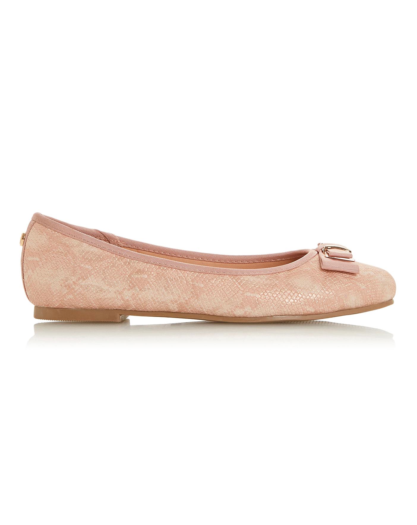 Head Over Heels by Dune Apple Pink Slingback Court Shoes | Curvissa
