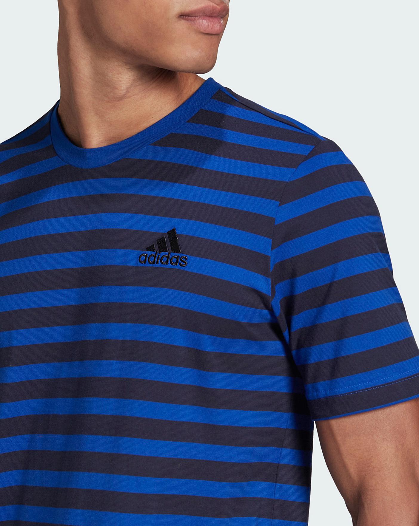 Adidas pinstripe 2024 t shirt