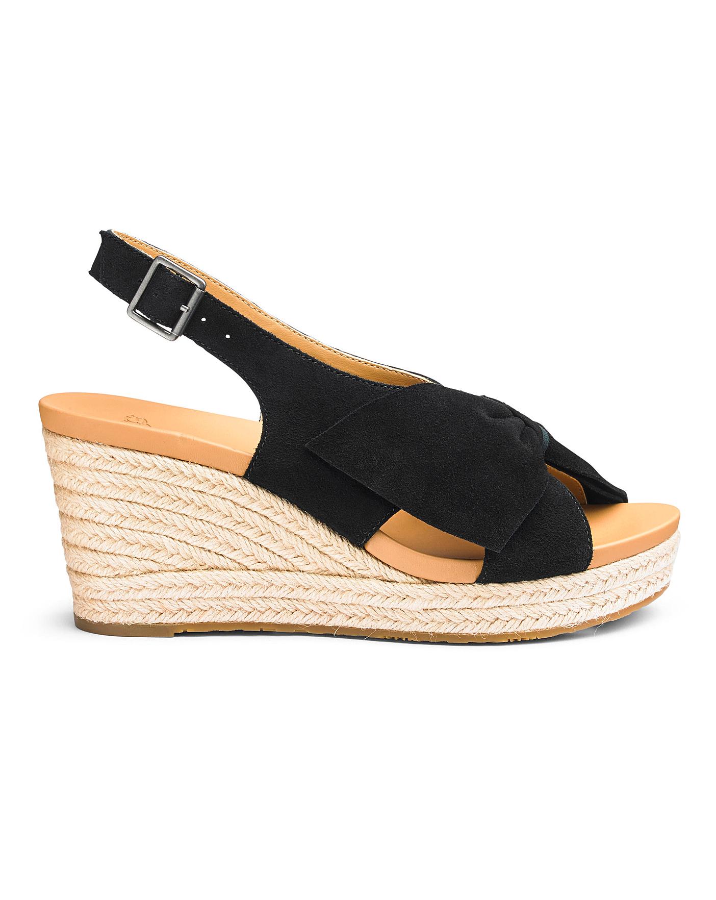 ugg bow wedges