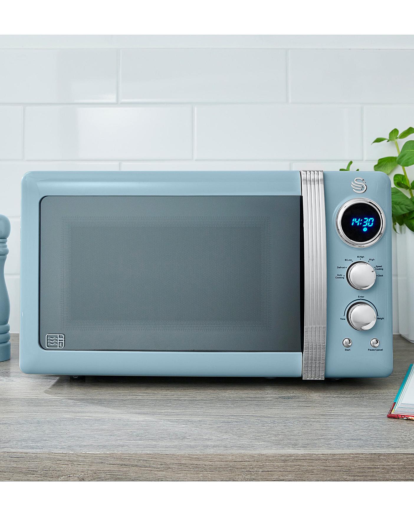 Retro swan deals microwave