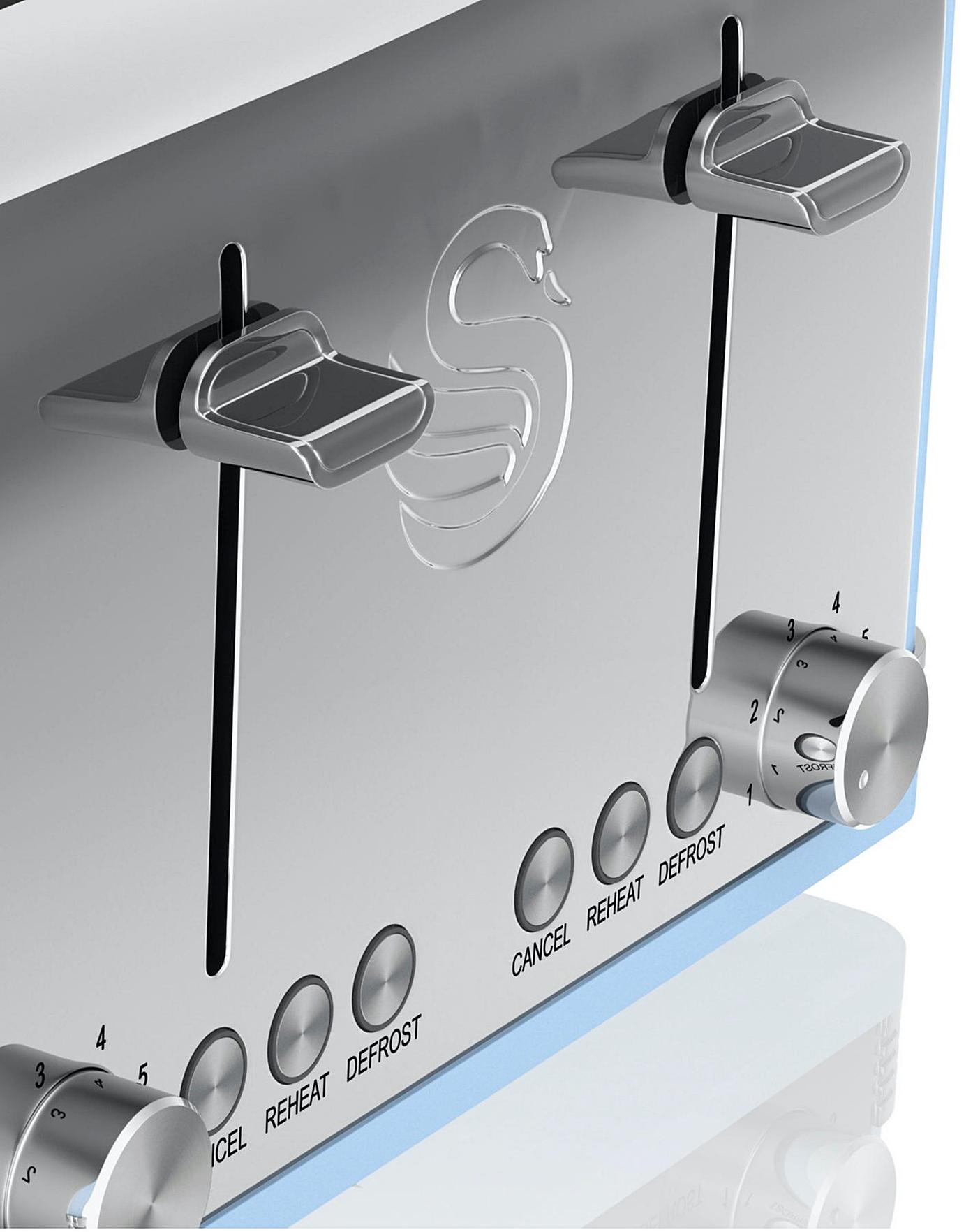 Swan retro outlet toaster