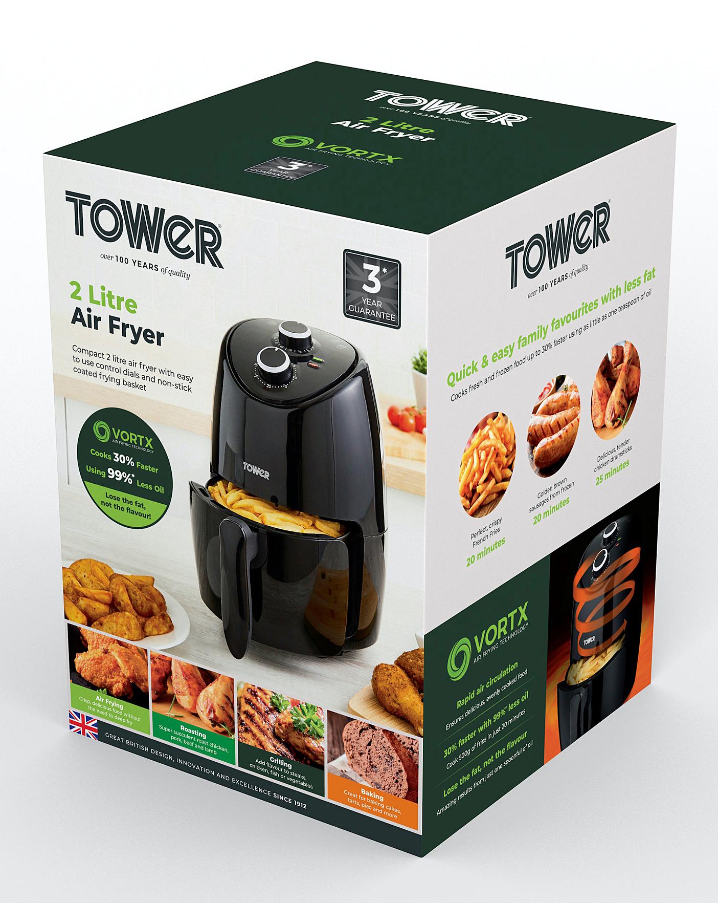 tower-t17087-2l-1000w-manual-air-fryer-fashion-world