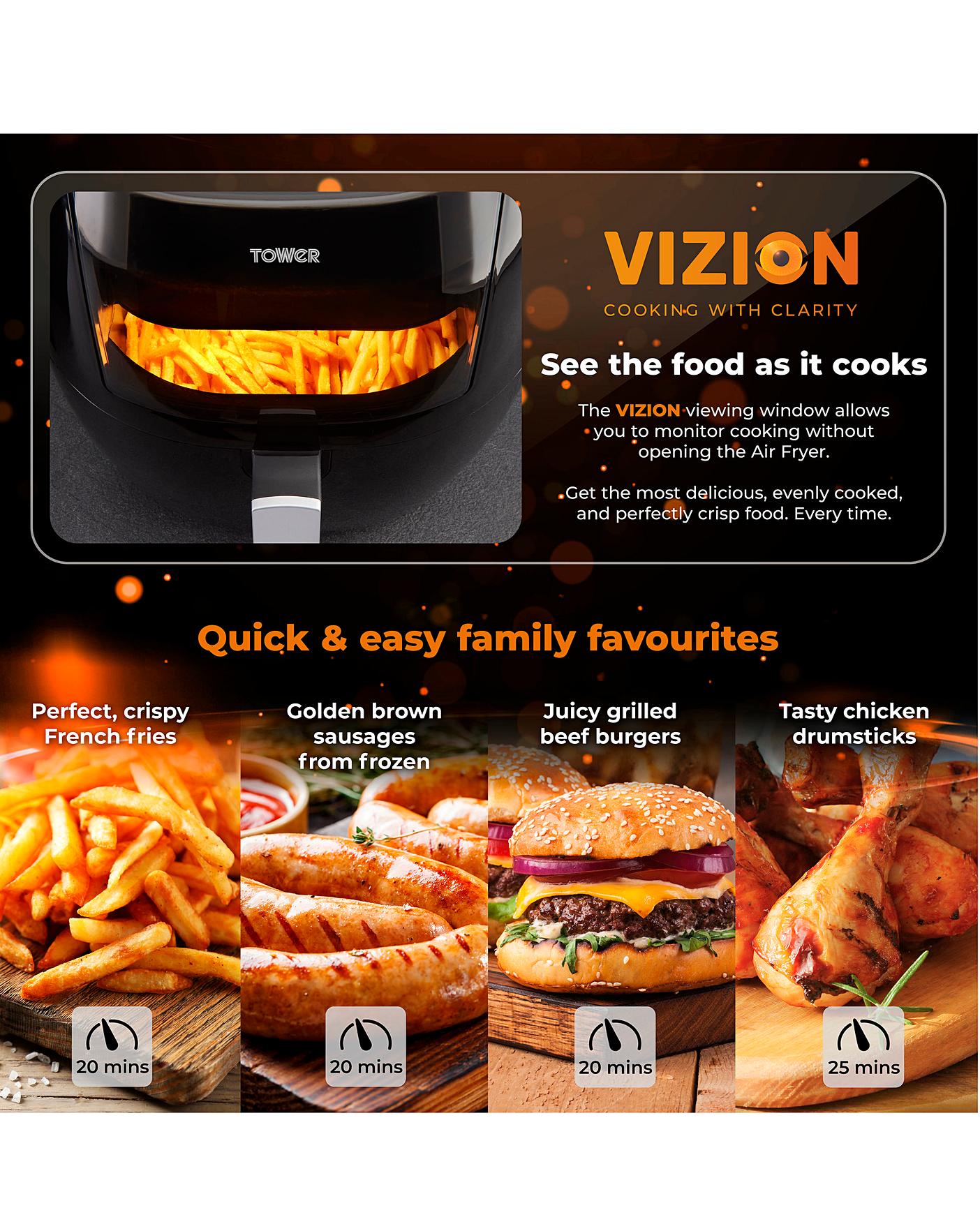 POWERCITY - BXAF17074GB B DECKER 7LITRE VIZION AIR FRYER DIGITAL CONTROLS AIR  FRYER & FRYERS