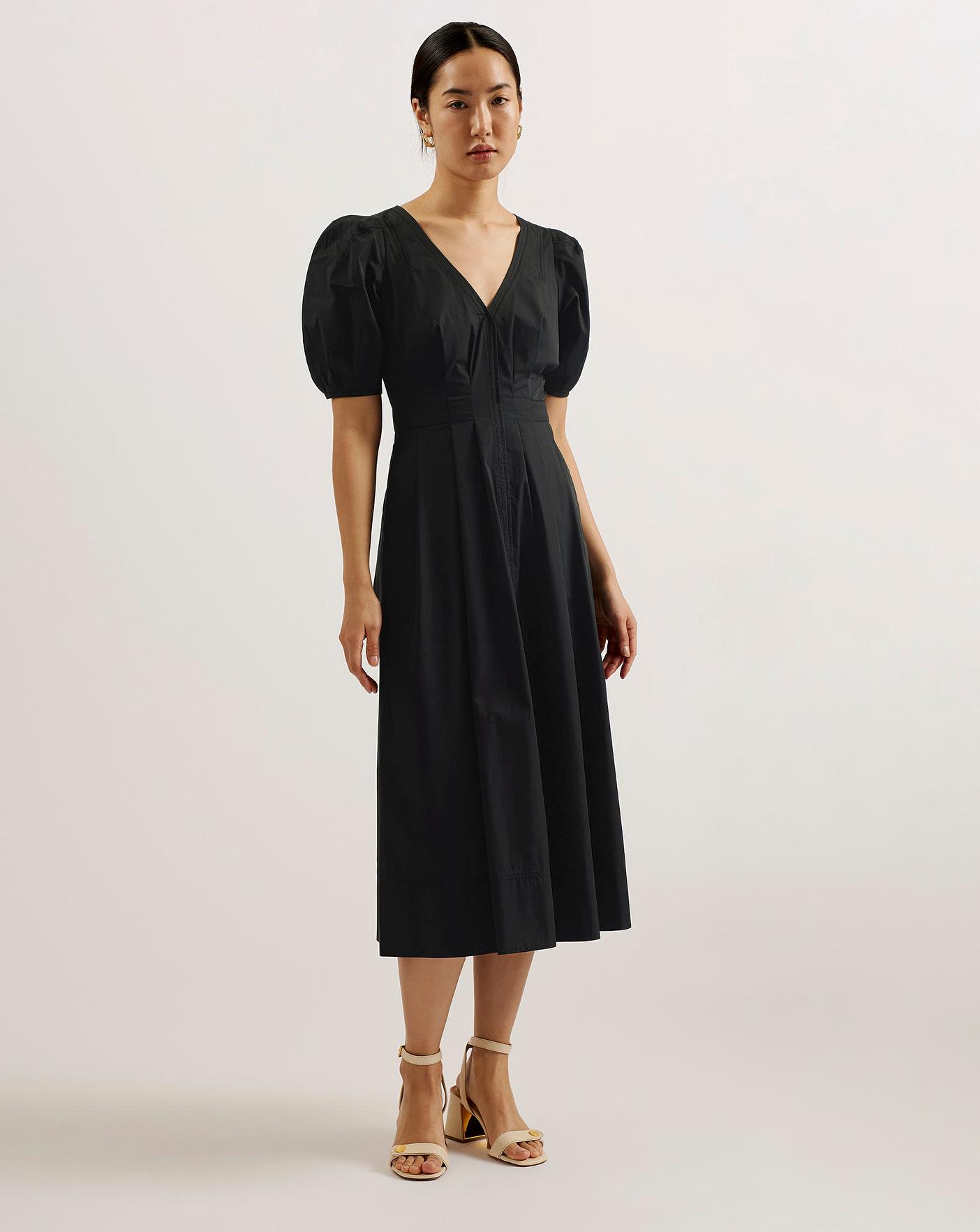 Ted Baker Ledra Puff Sleeve Midi Dress Oxendales