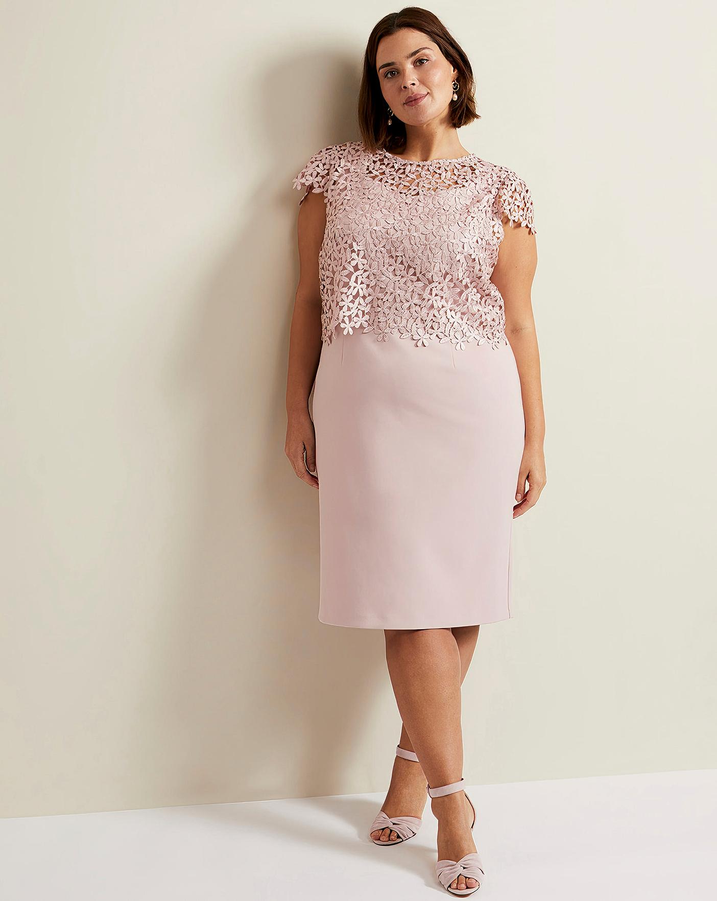 Ladies Dresses Petite Lace Dress Helloastrologer Pink Dresses Phase Eight  Moriko Lace Dress Petite Lace Stretch