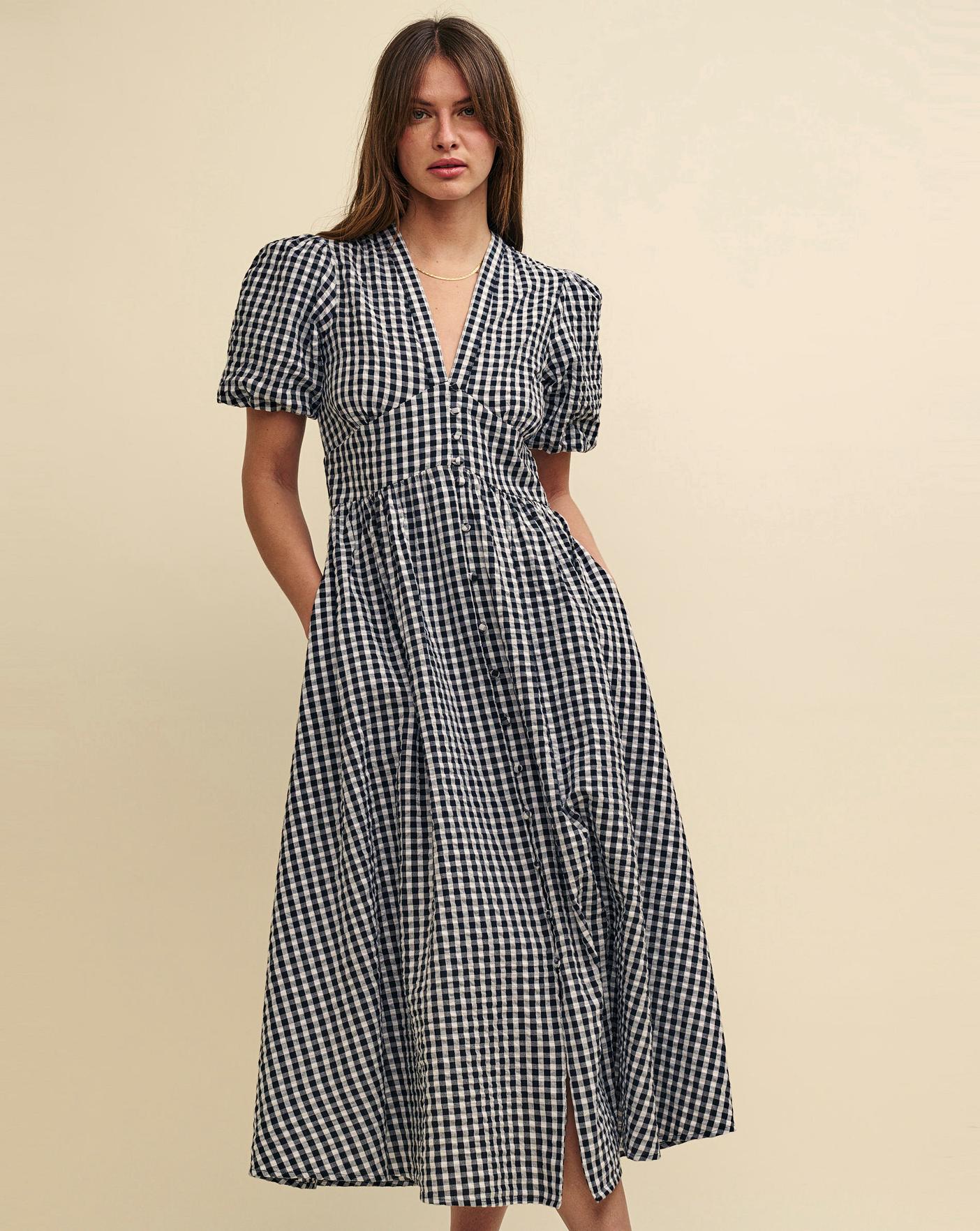 Nobody's Child Gingham Midaxi Dress | J D Williams