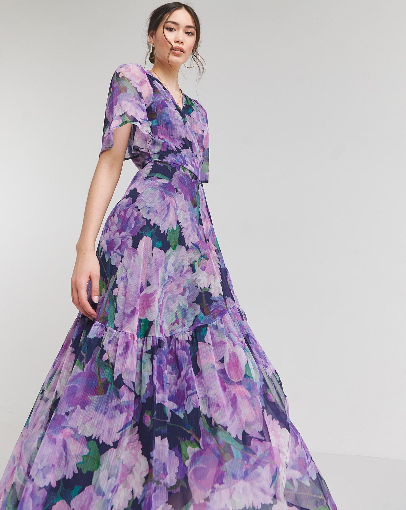 Hope Ivy Adele Floral Wrap Maxi Dress Simply Be