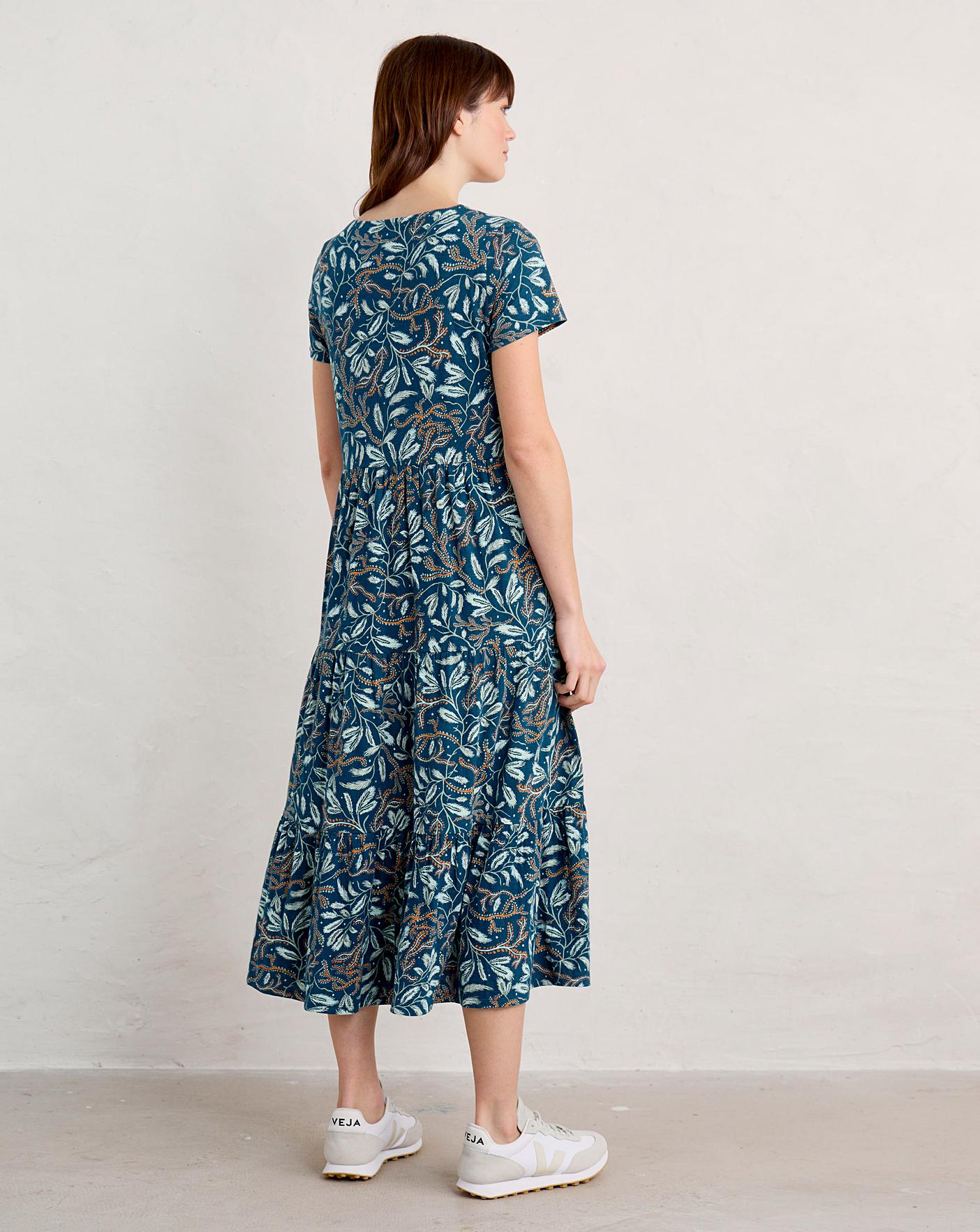 Seasalt S/S Line Strokes Dress | J D Williams