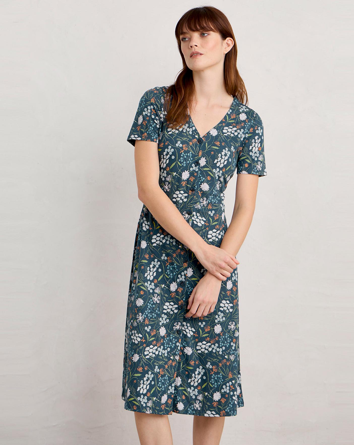 Seasalt Lilian Dress Sketched | J D Williams