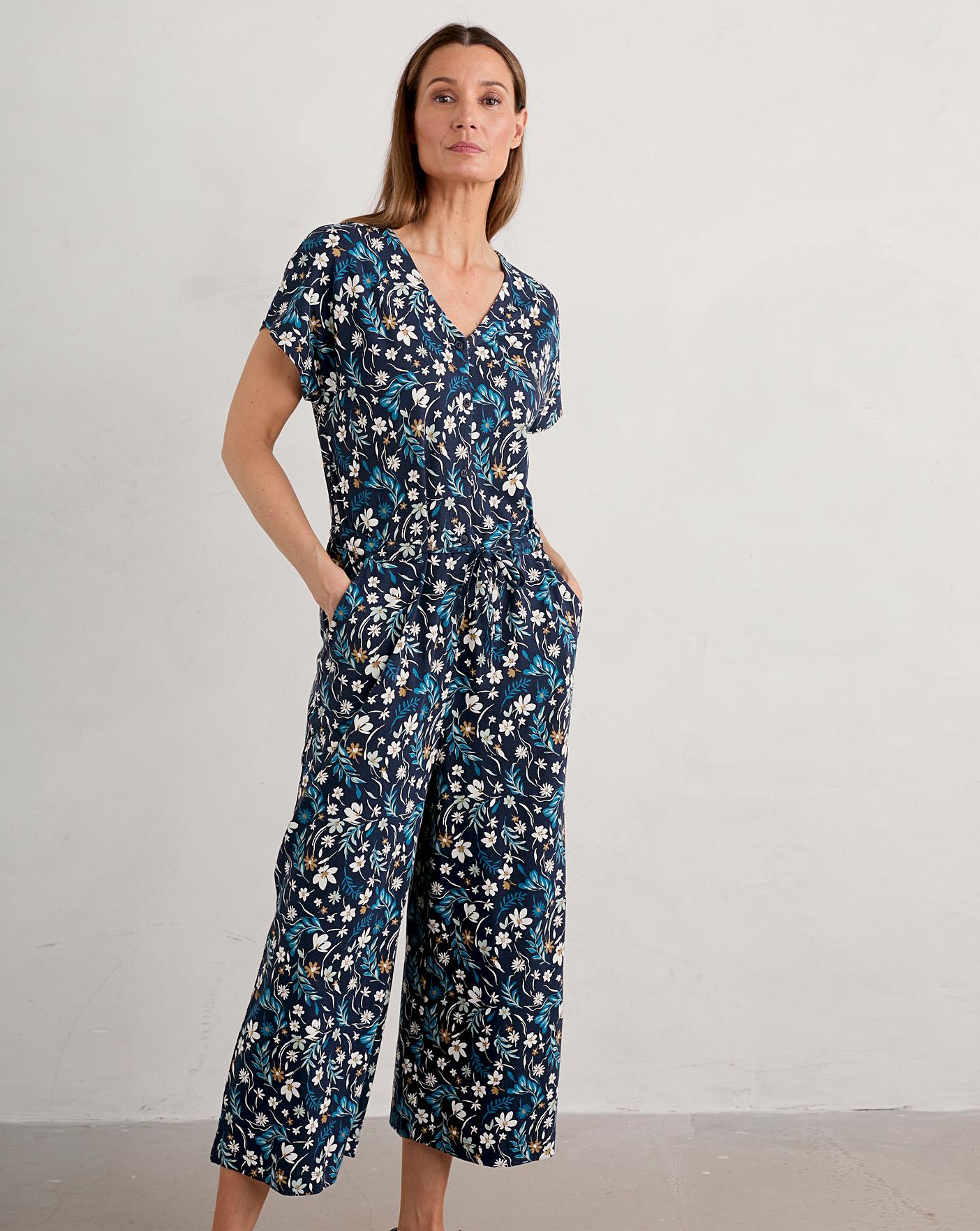 Seasalt Rose Trellis Jumpsuit | J D Williams