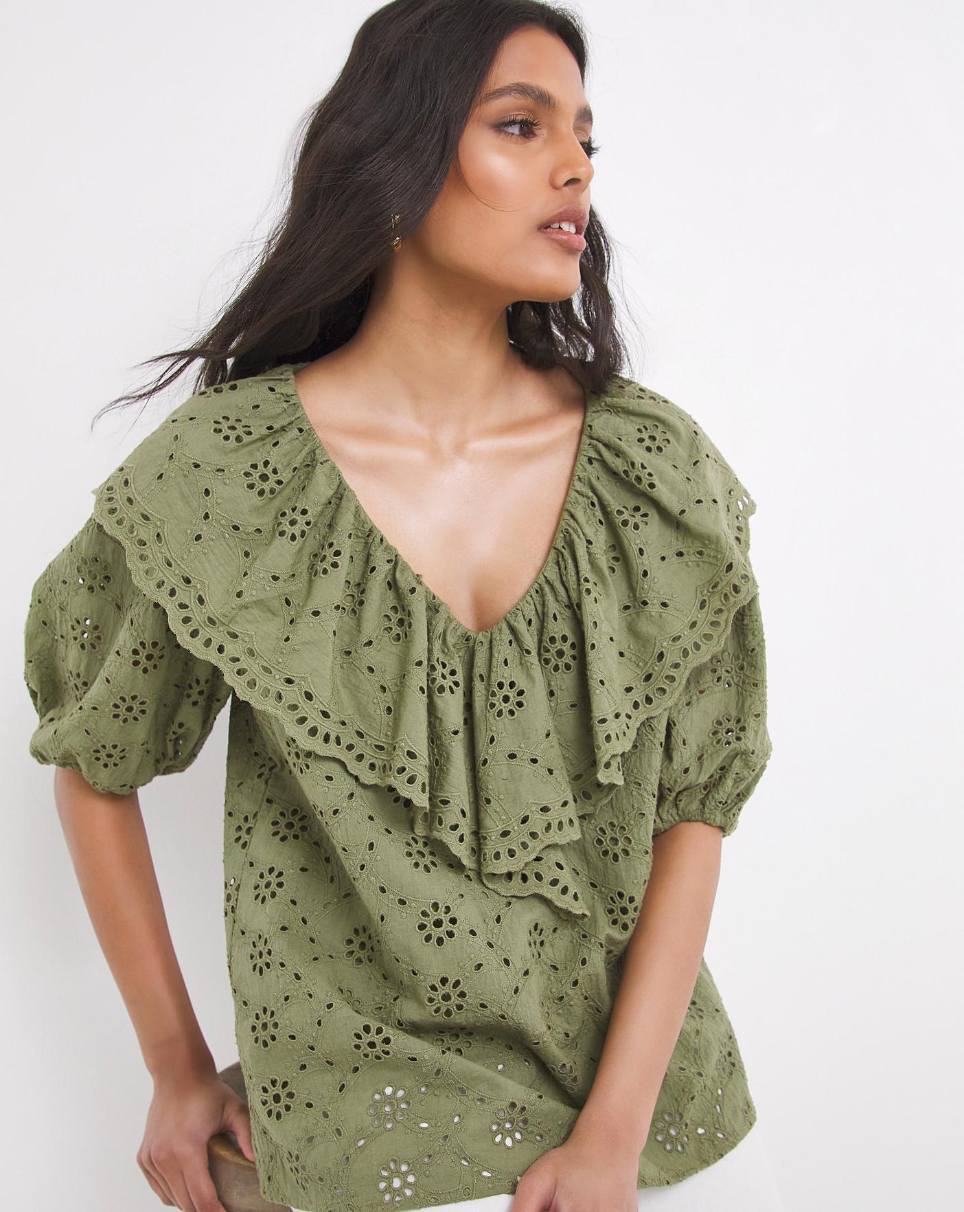 Broderie Top | J D Williams