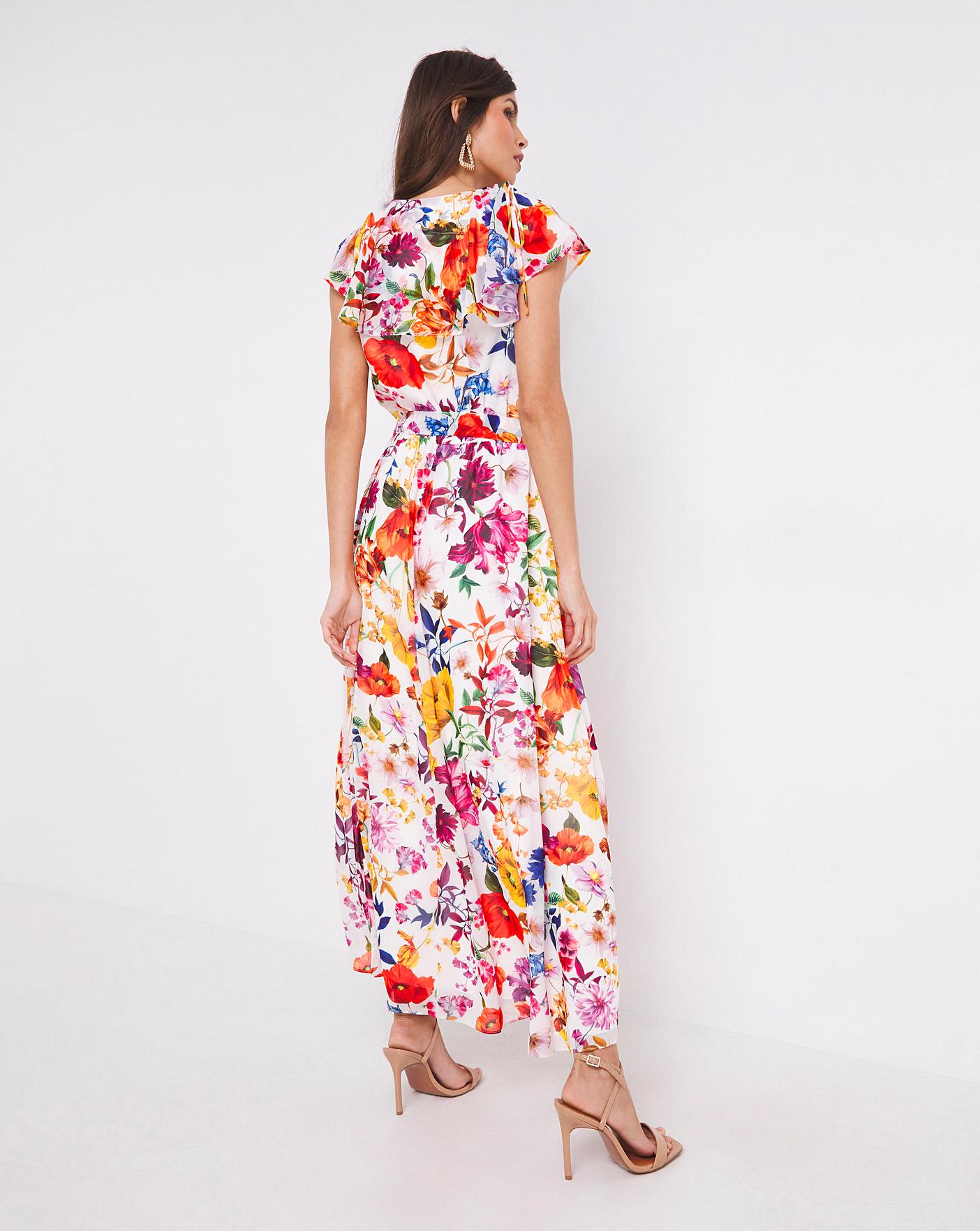 Joanna Hope Floral Wrap Maxi Dress | J D Williams