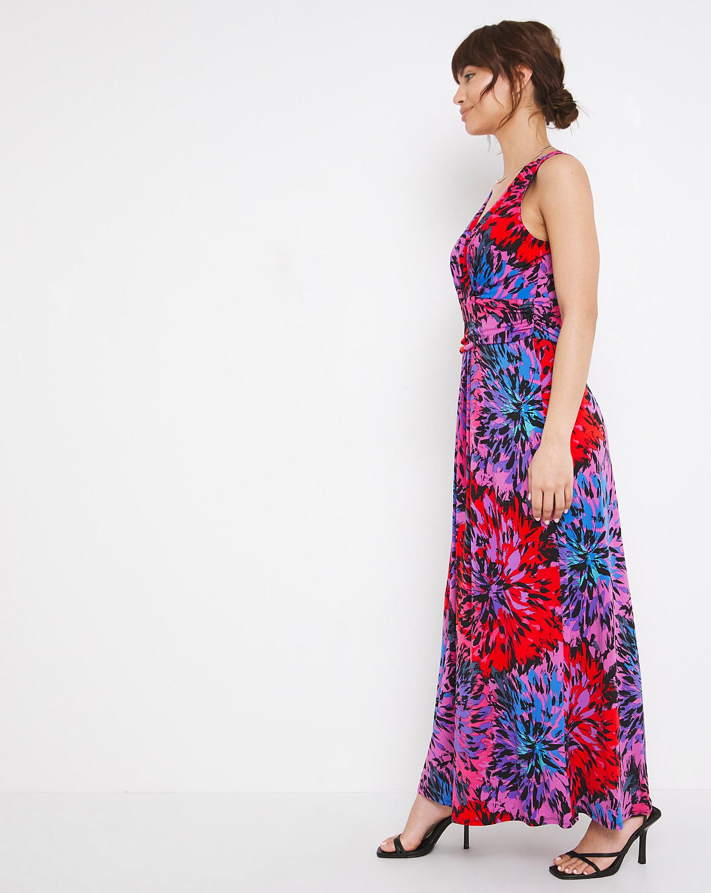 whistles bali print maxi dress