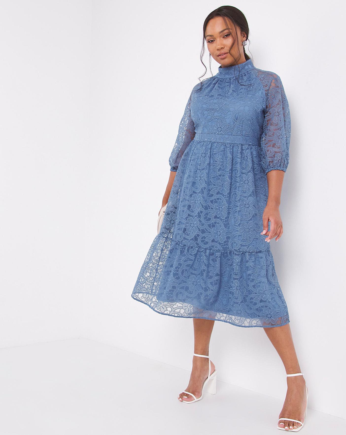 Joanna hope blue lace dress hotsell