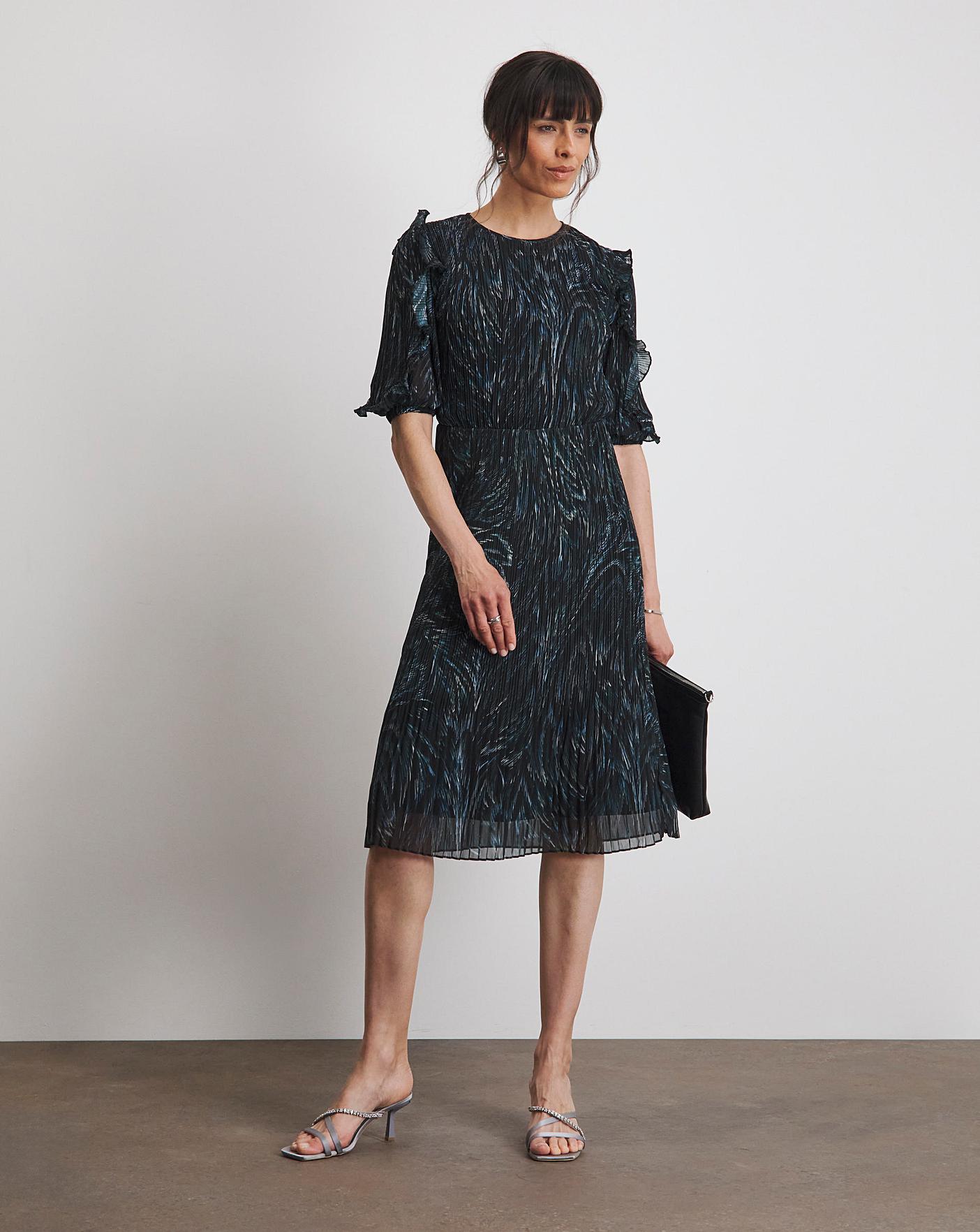 Joanna Hope Pleated Midi Dress | Premier Man