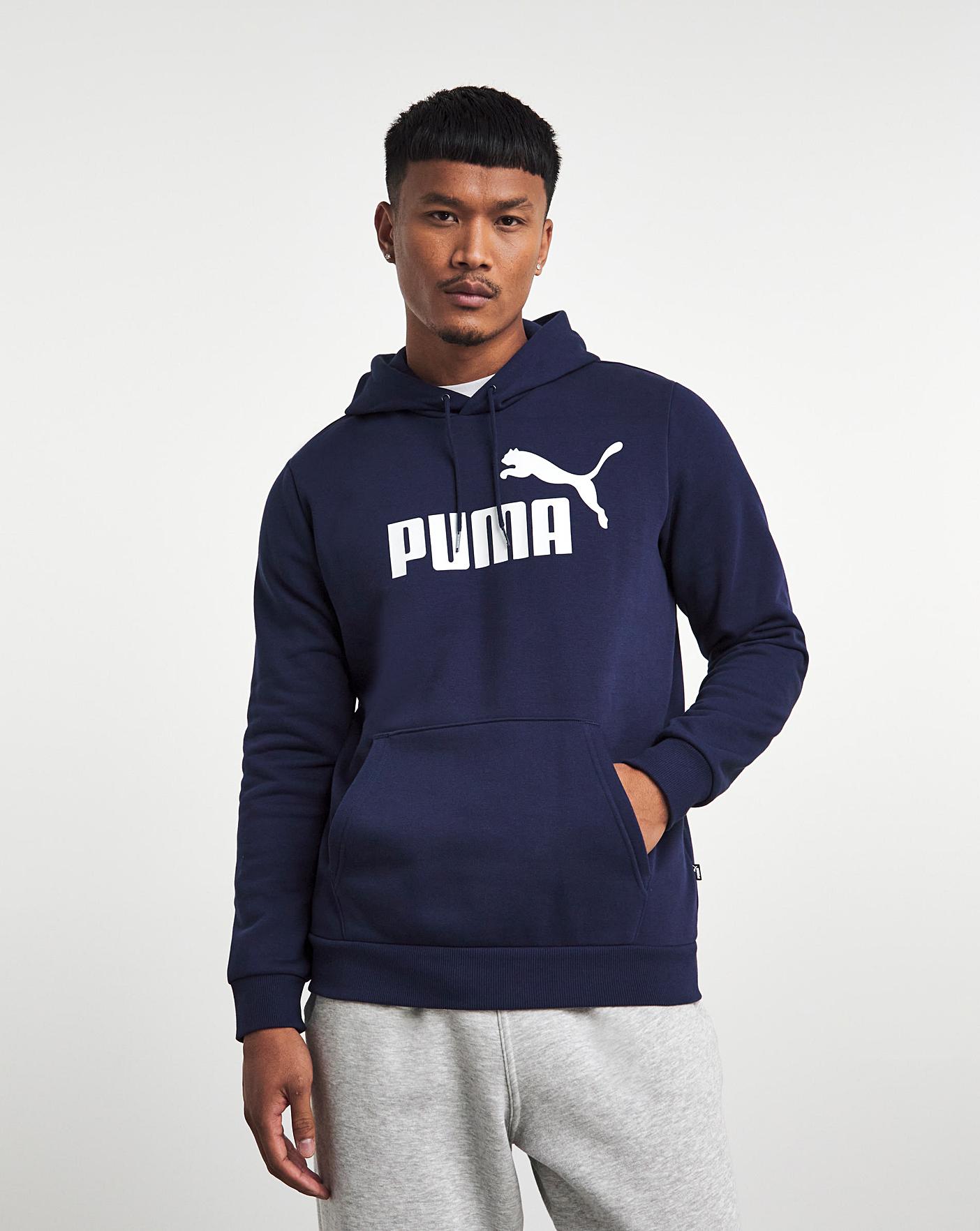 Navy blue puma hoodie hotsell