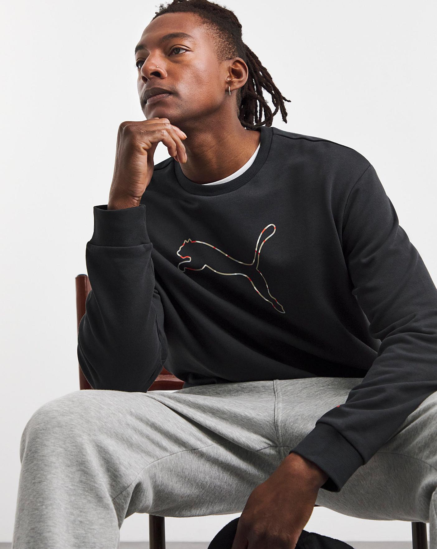 Puma crew neck sweatshirt hotsell