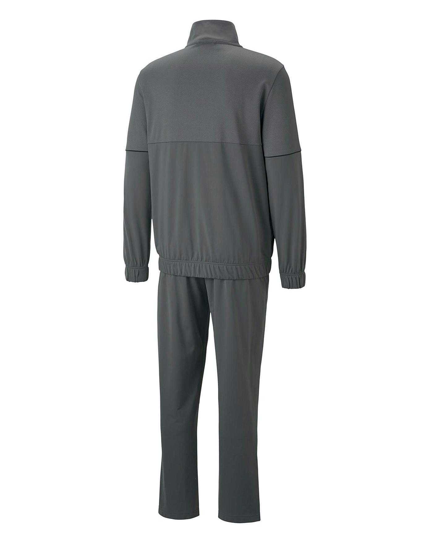 Grey on sale poly tracksuit