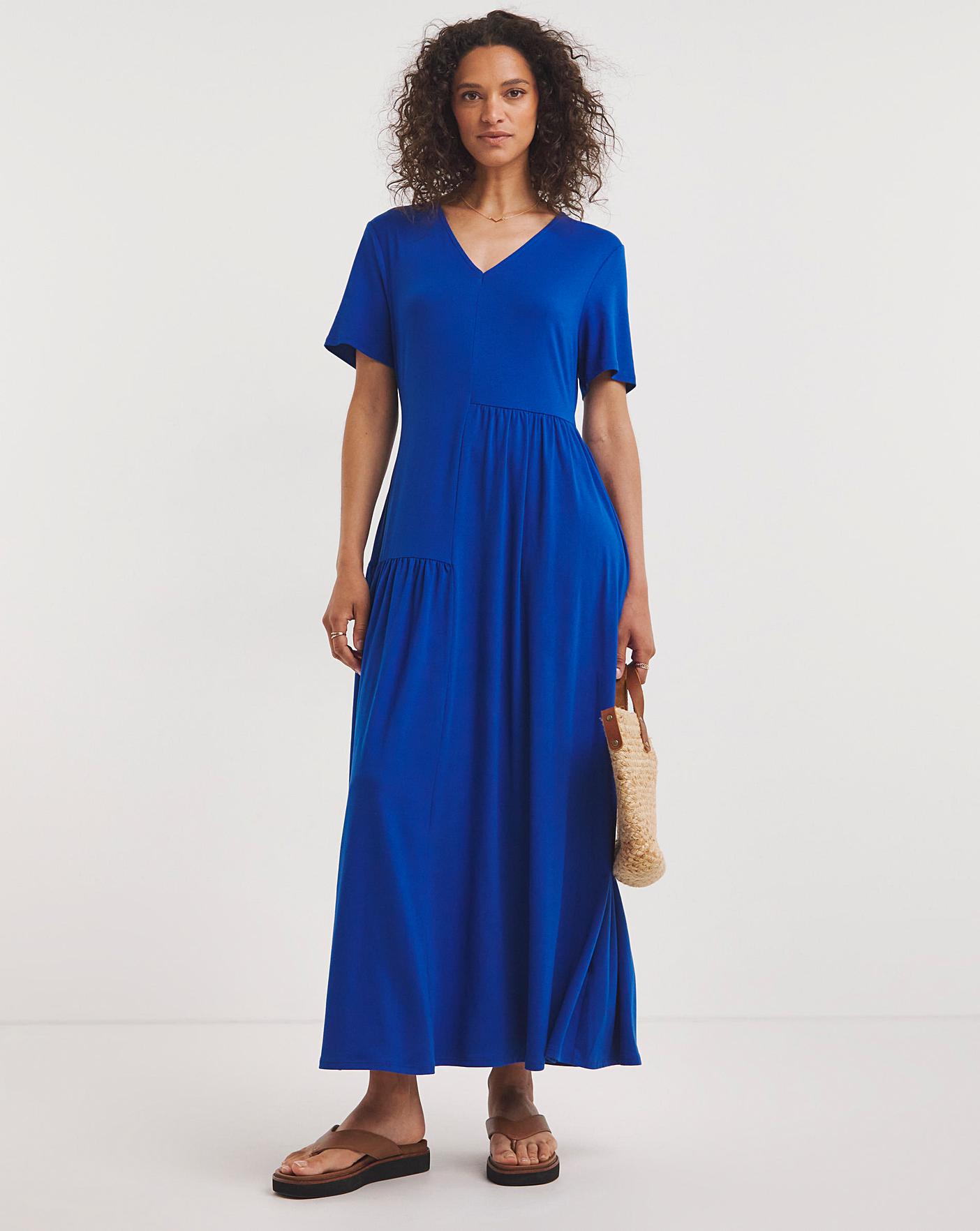 Soft Touch Asymmetric Maxi Swing Dress | Ambrose Wilson