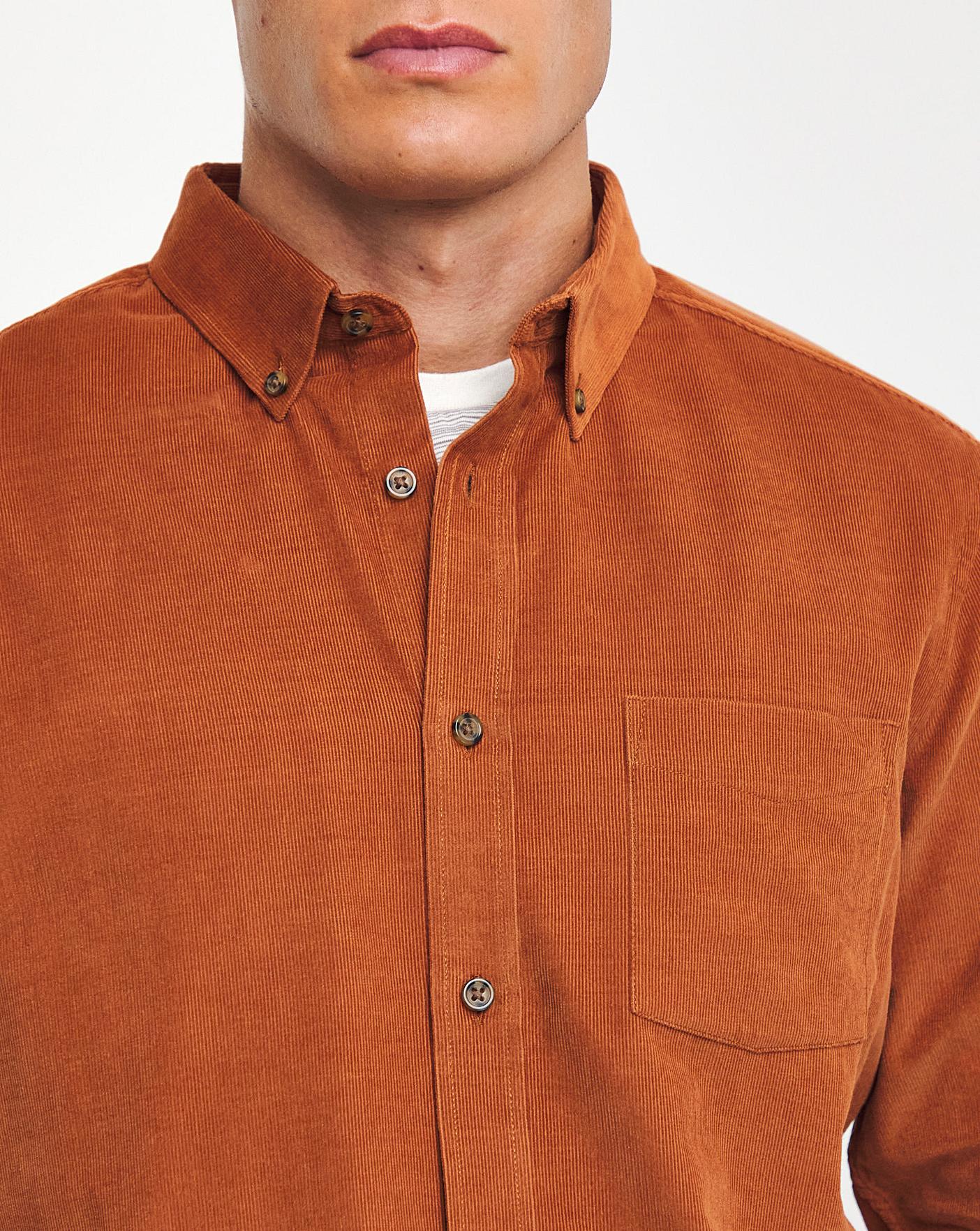 orange cord shirt