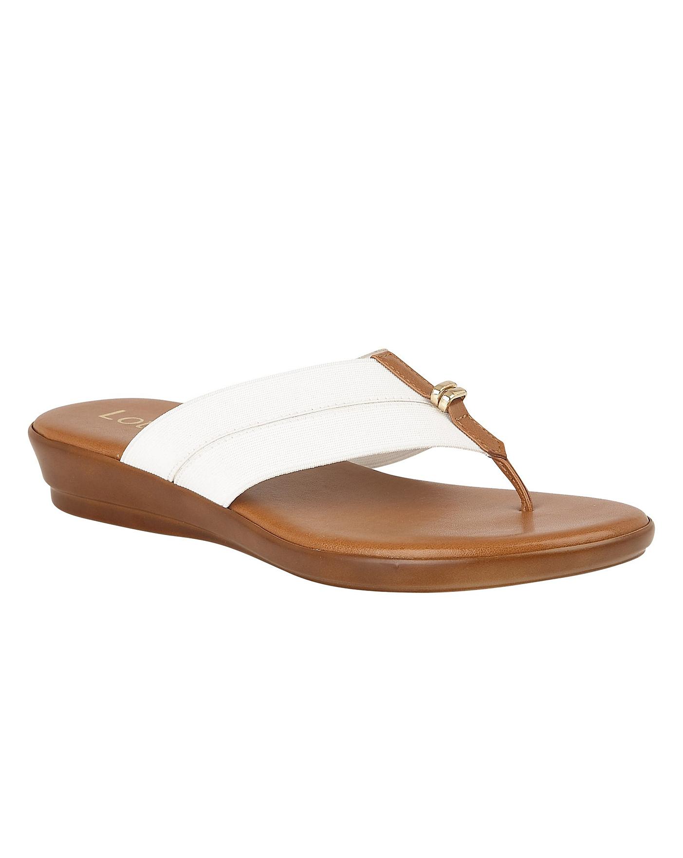 Lotus Hera Mule Sandals Standard D Fit | J D Williams