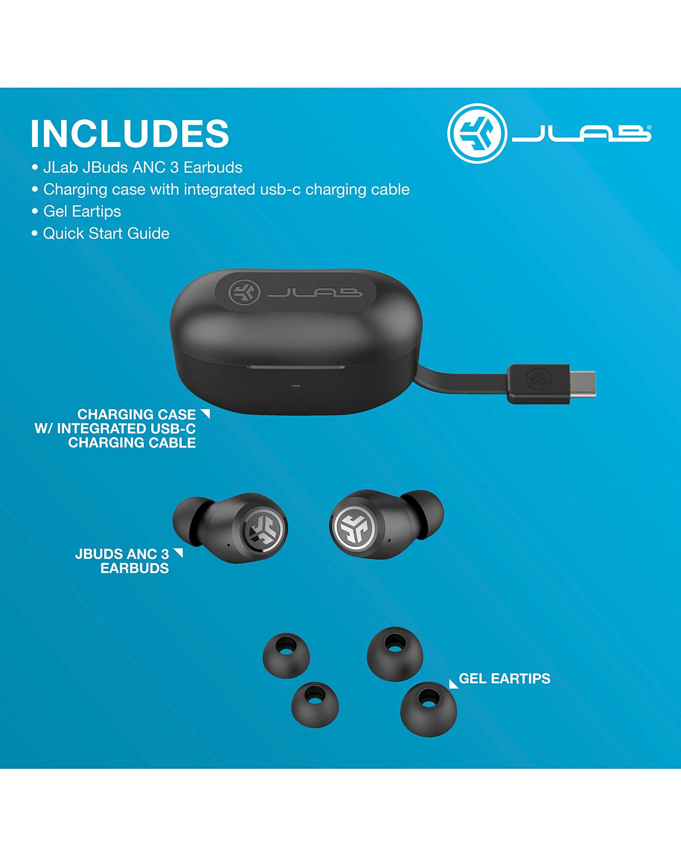 JBuds ANC True Wireless Earbuds Black Premier Man