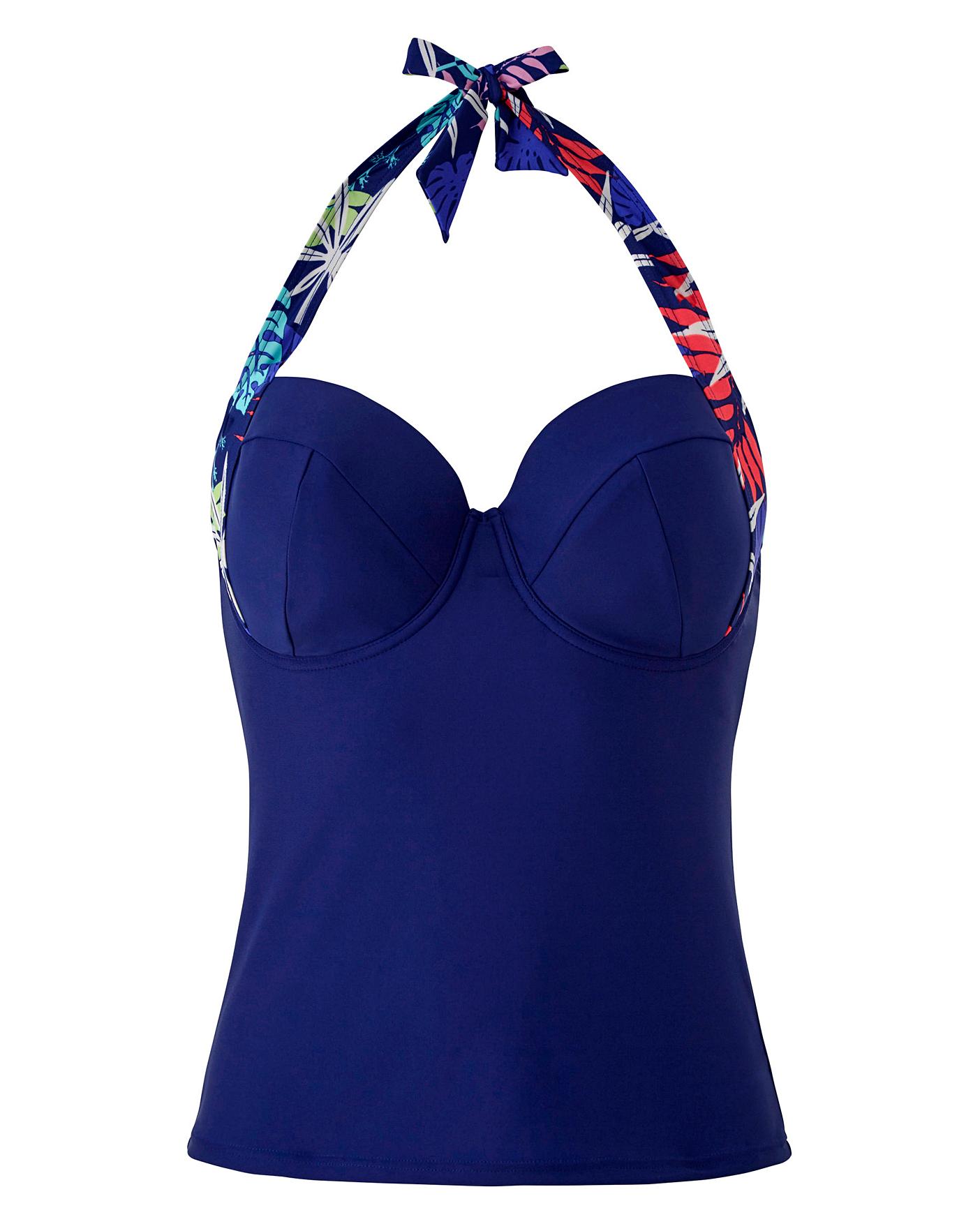 Simply Yours Underwired Tankini Top J D Williams