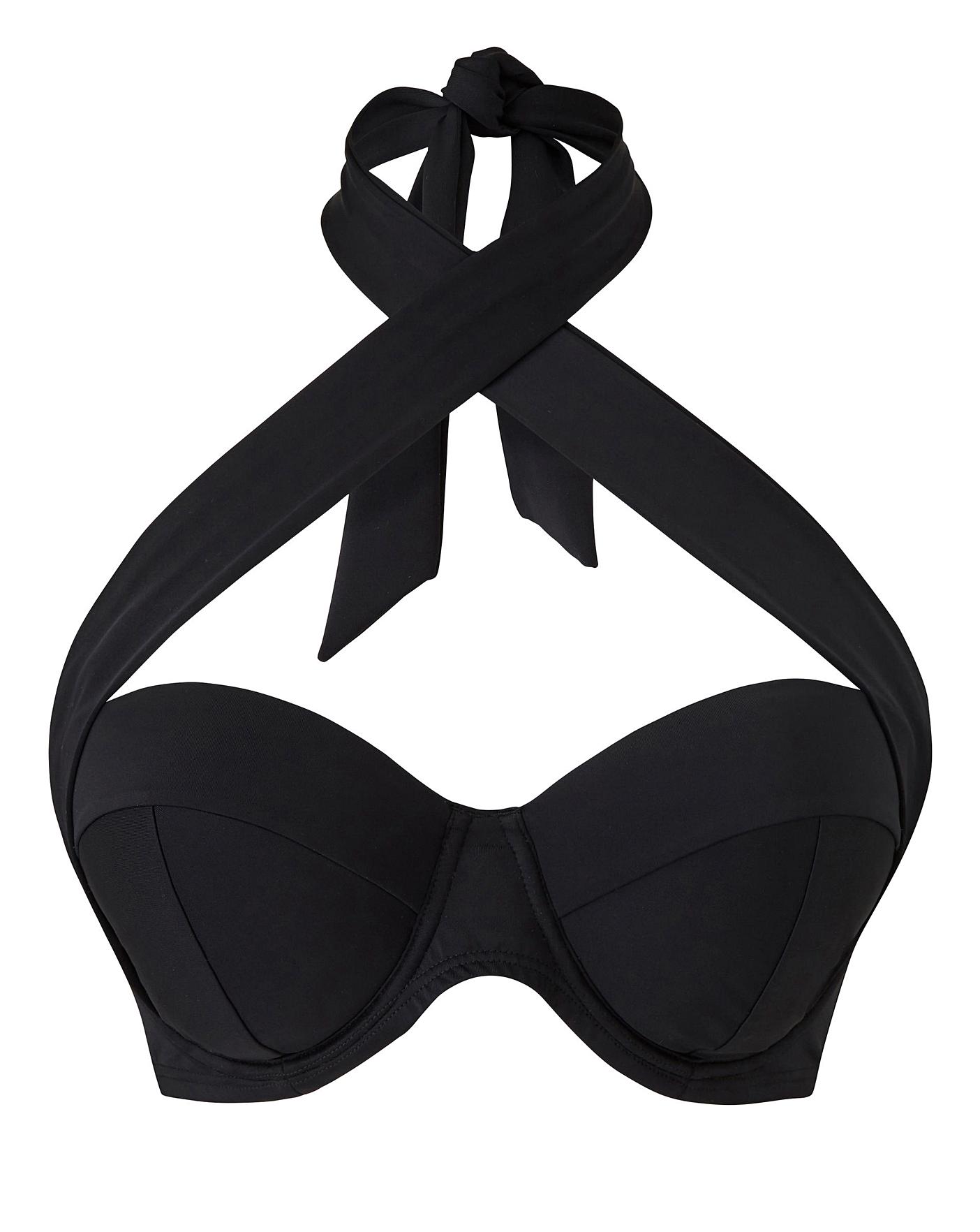MAGISCULPT Black Multiway Bikini Top