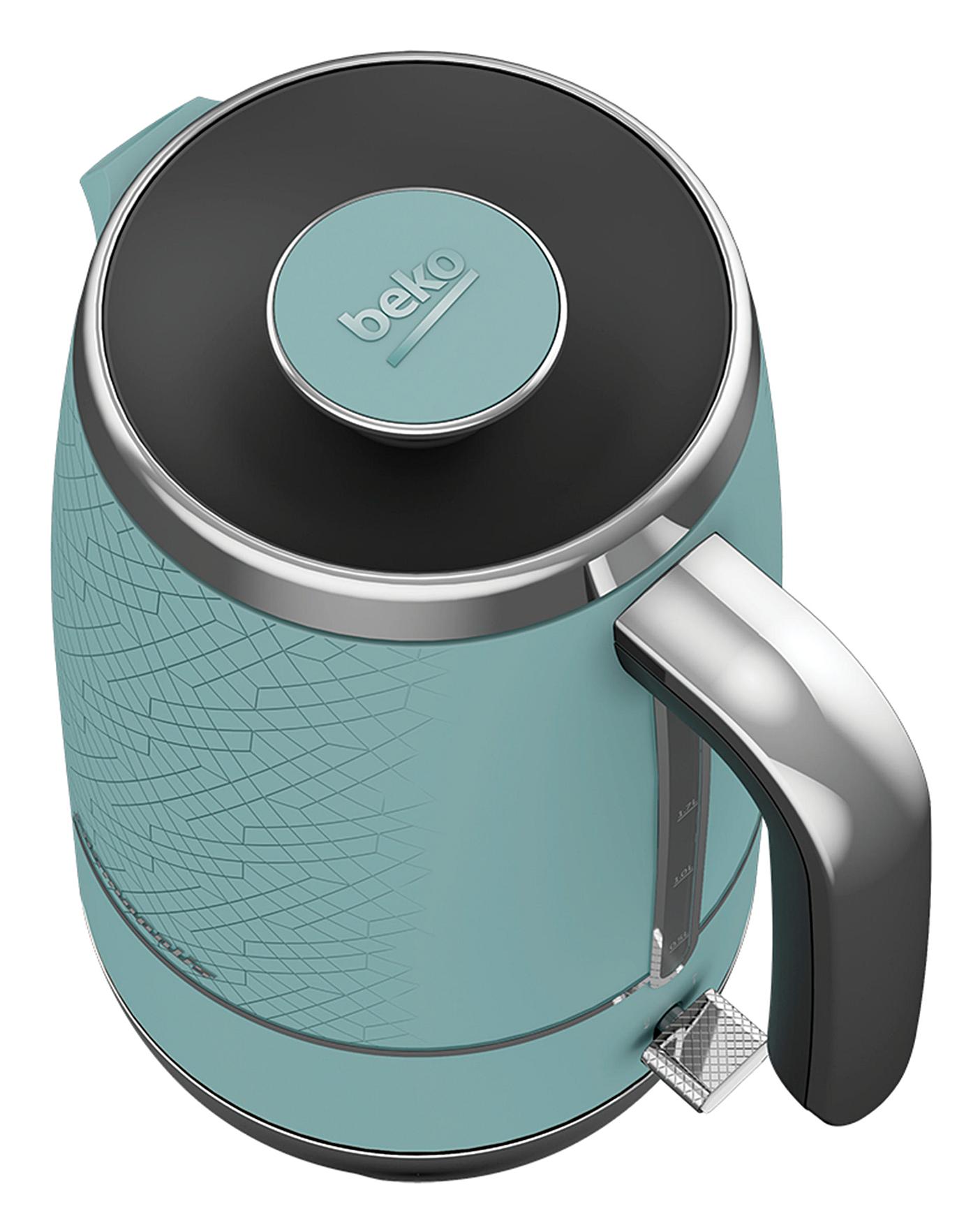Beko Cosmopolis Duck Egg Kettle | J D Beko WKM8306T Cosmopolis Duck Egg