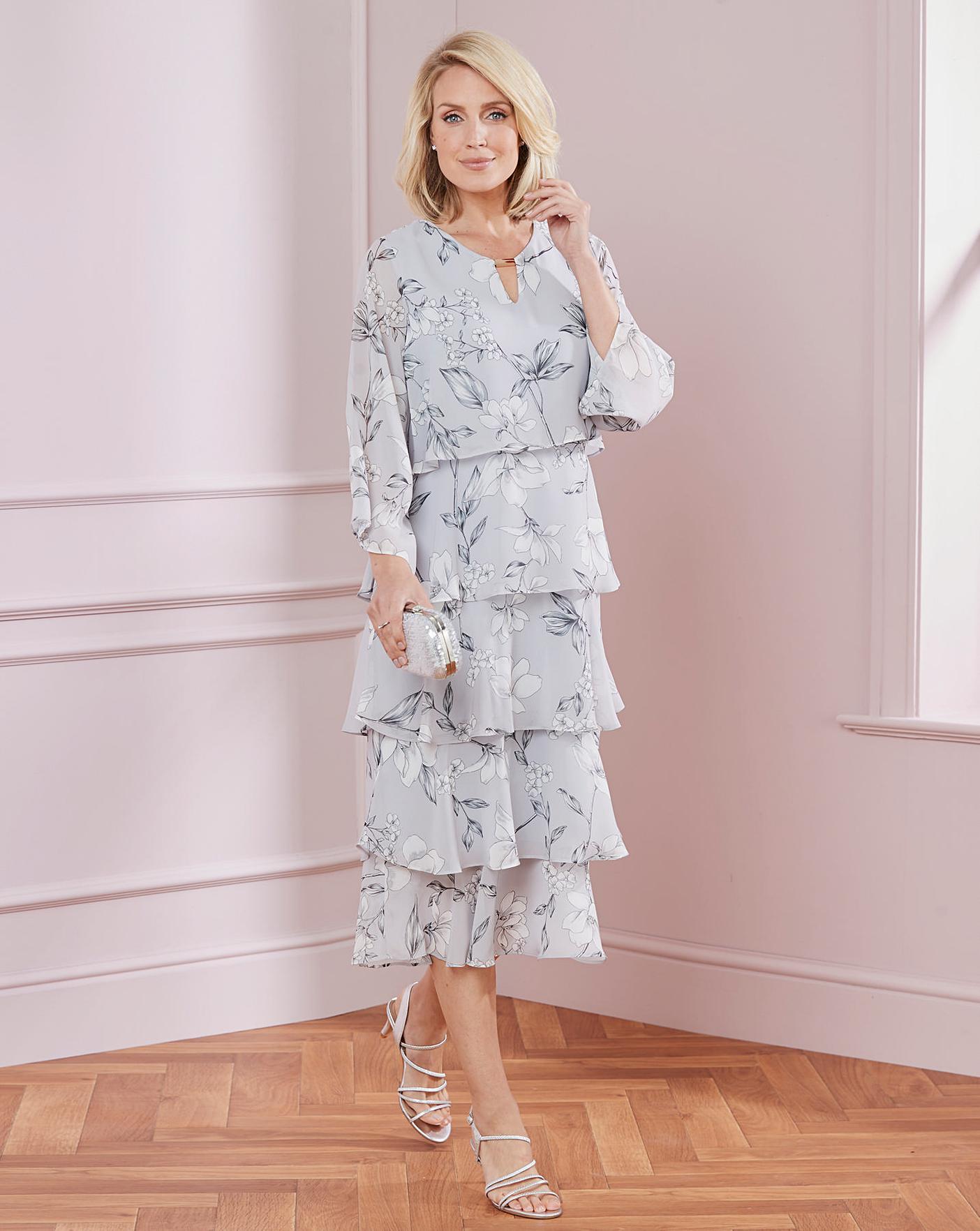 nightingales layered dress and jacket