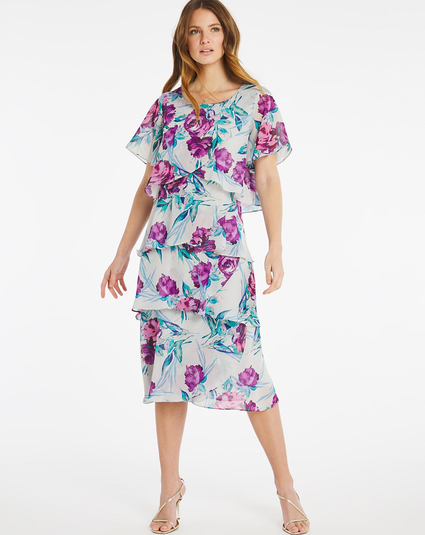 nightingales layered dress and jacket