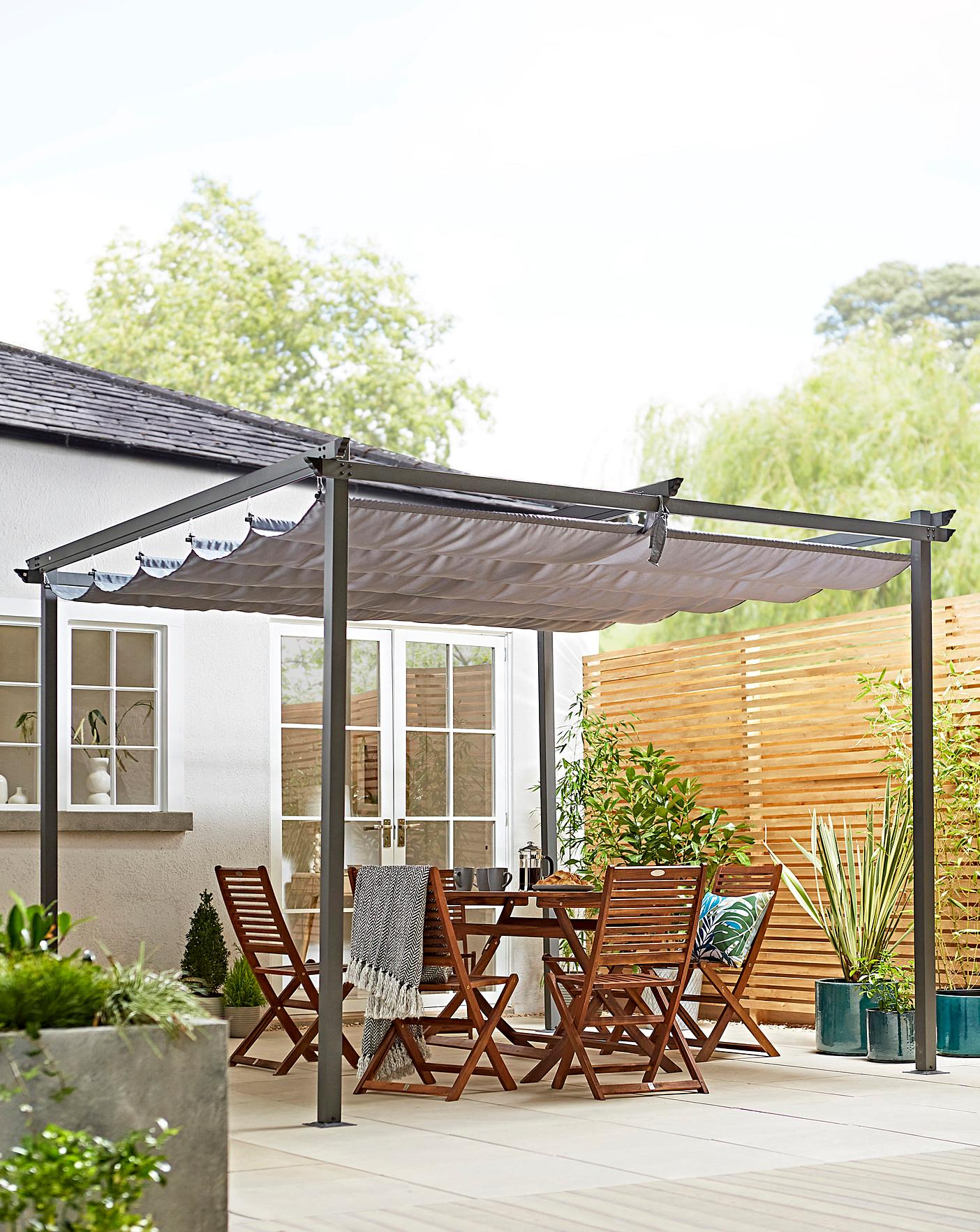 Pergola with Retractable Roof | Home Essentials