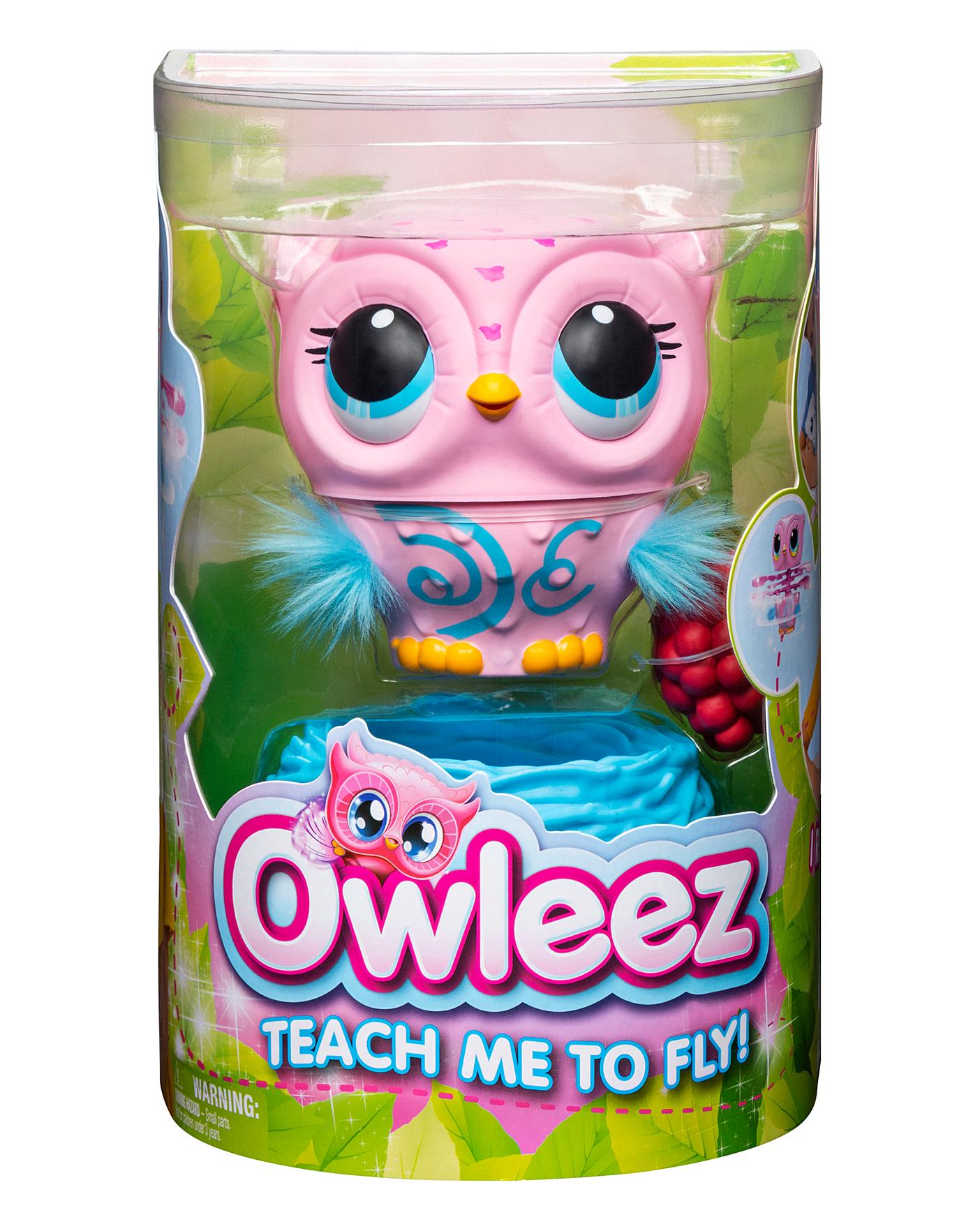 Owleez Interactive Pet Pink Home Essentials