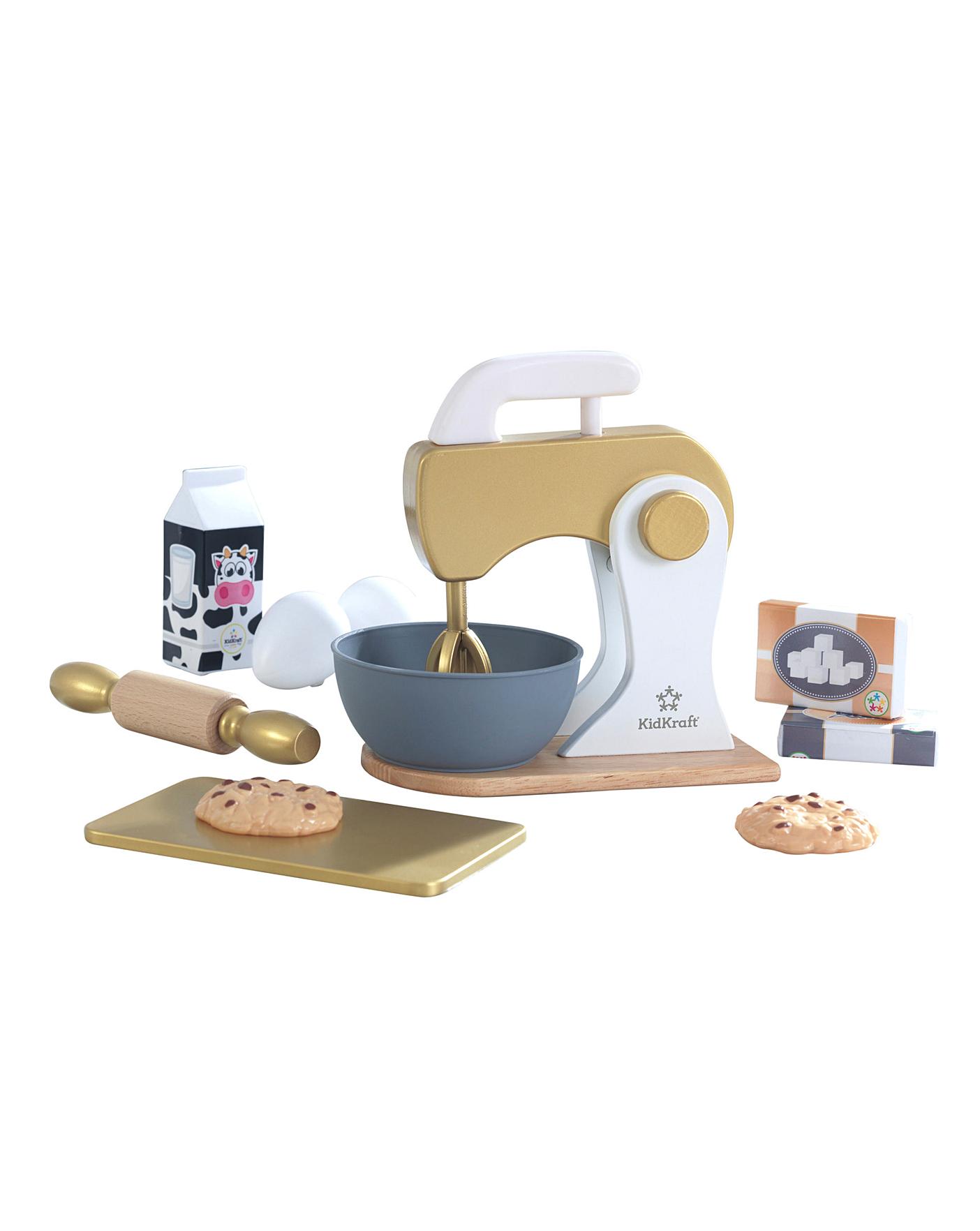 Kidkraft Wooden Baking Set Metallics Oxendales Kidkraft Wooden Baking Set Metallics