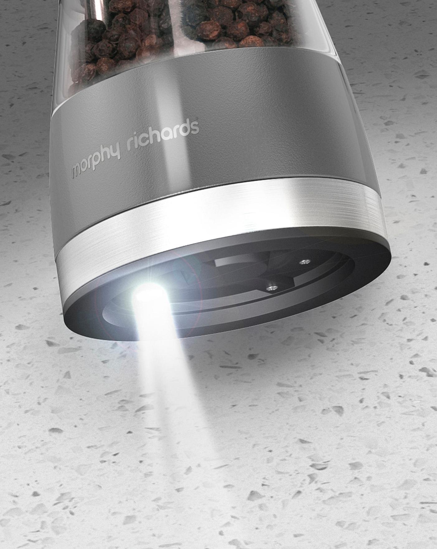 morphy richards salt and pepper copper