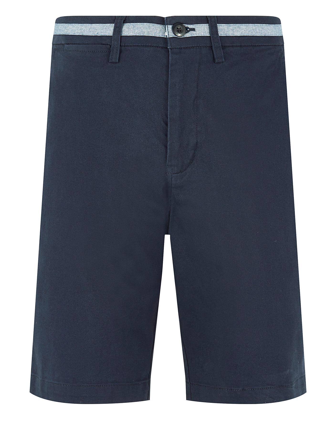 tailored chino shorts