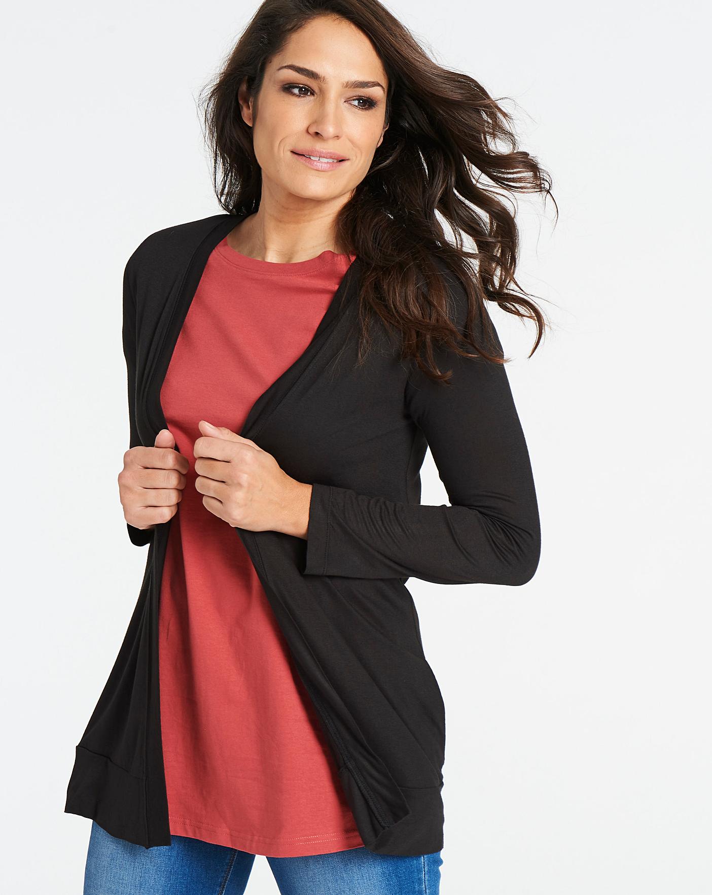 Black Boyfriend Cardigan Marisota