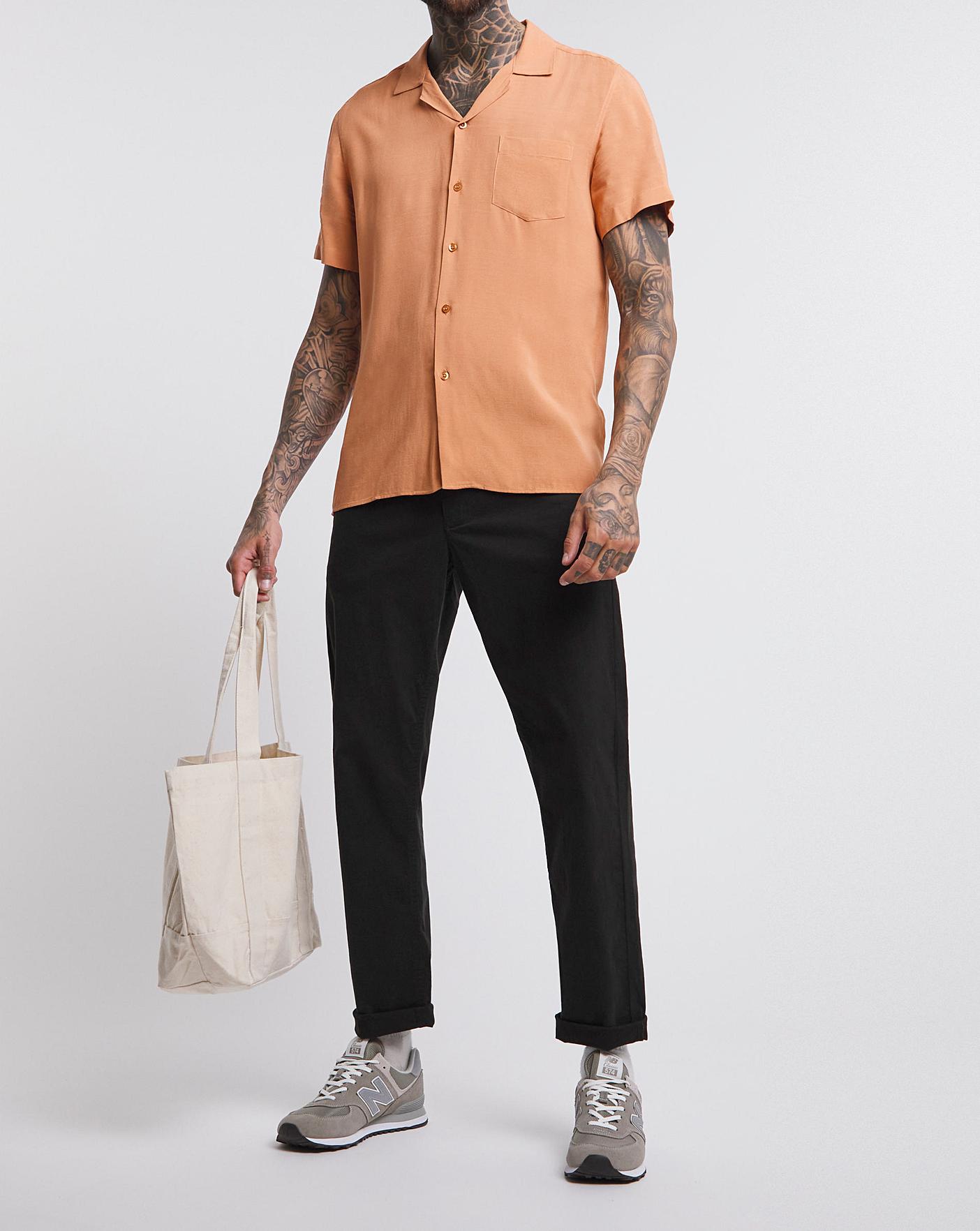 Short sleeve clearance revere shirt