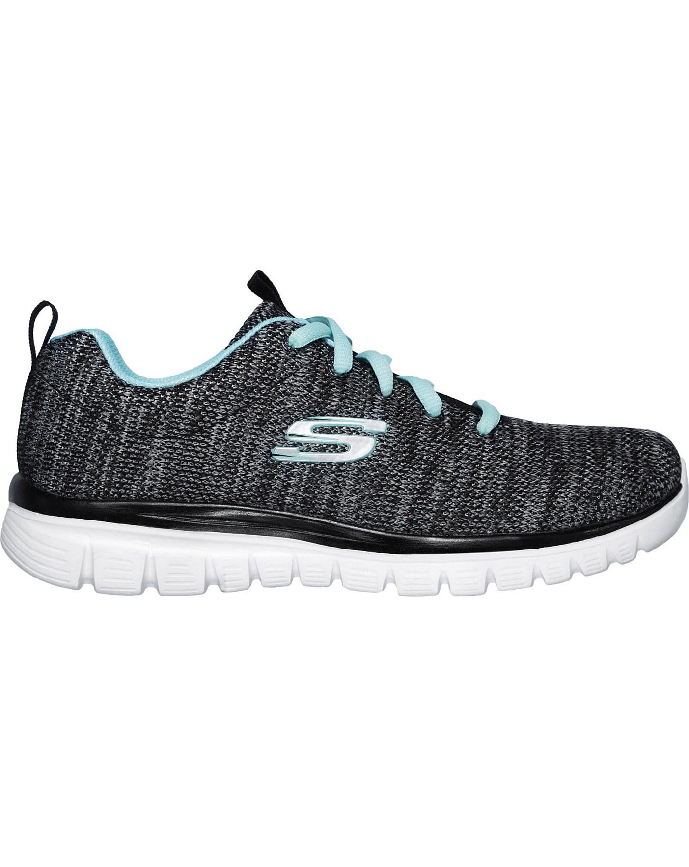 skechers graceful black