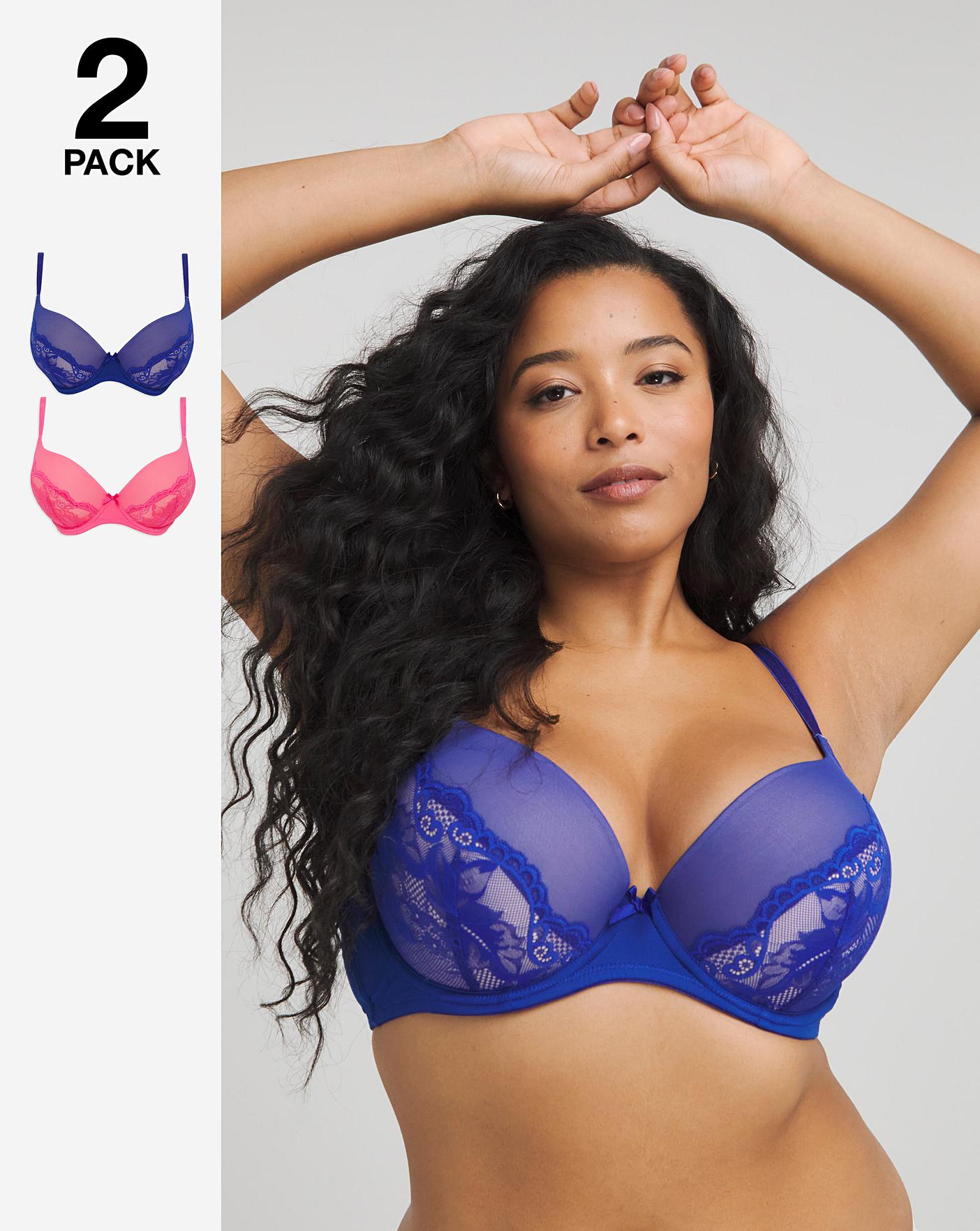 2 Pack Padded Boost Plunge Bras