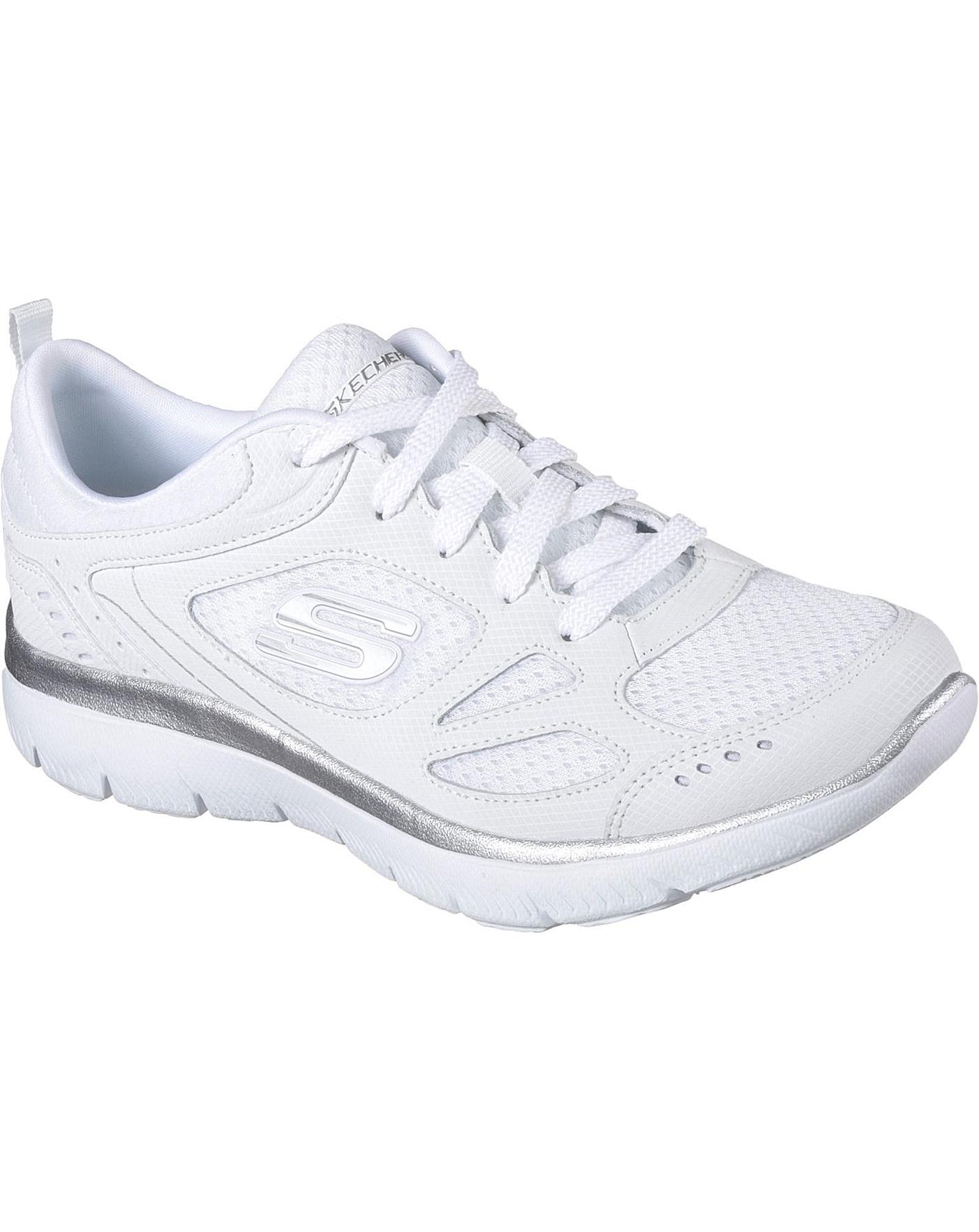 Skechers Summits Suited Lace Up Trainer | Simply Be