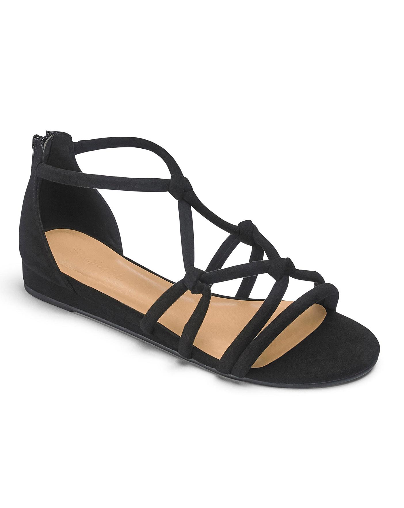 Womens Angela Rope Sandal Simply Be