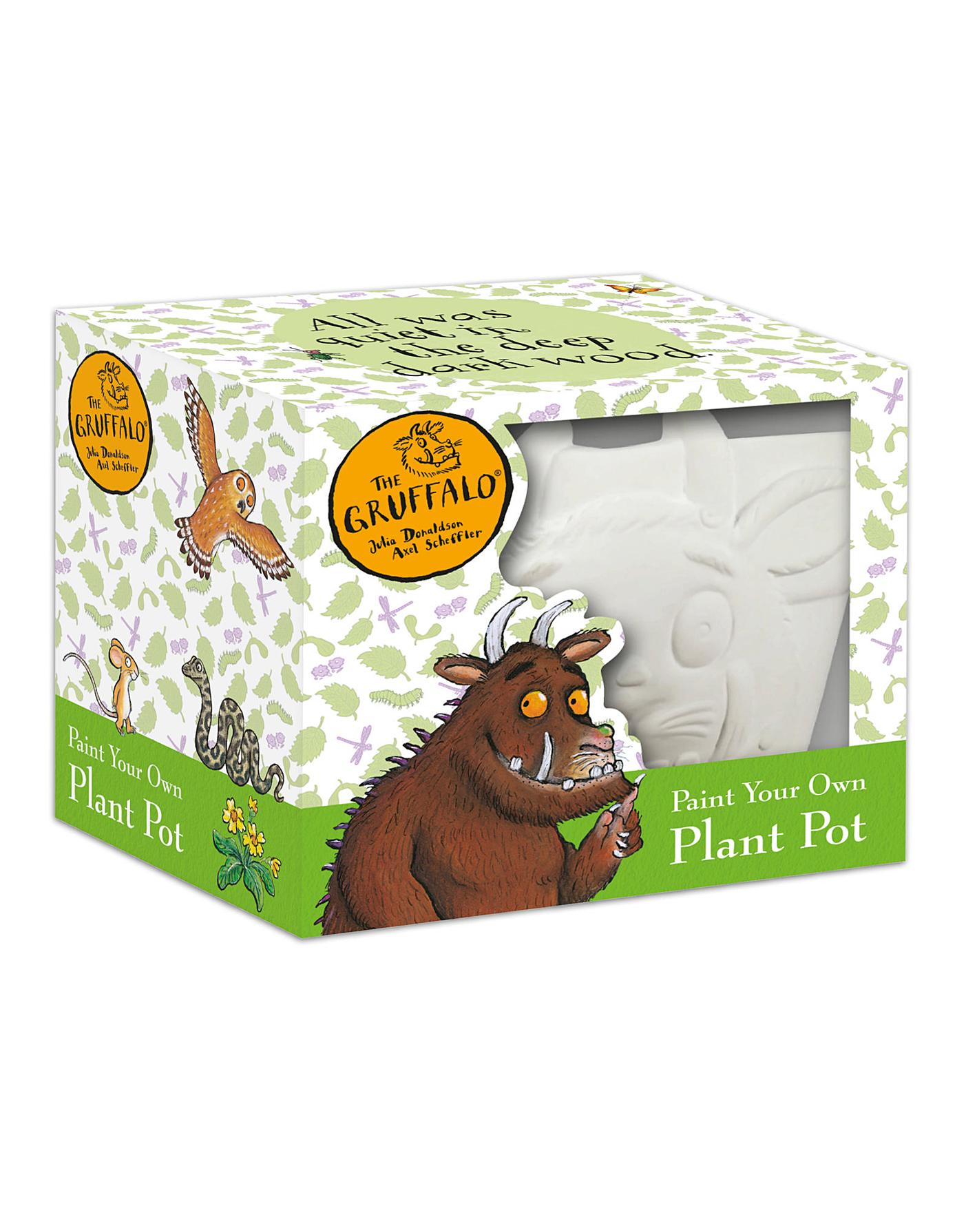 Gruffalo Paint Your Own Plant Pot Home Essentials