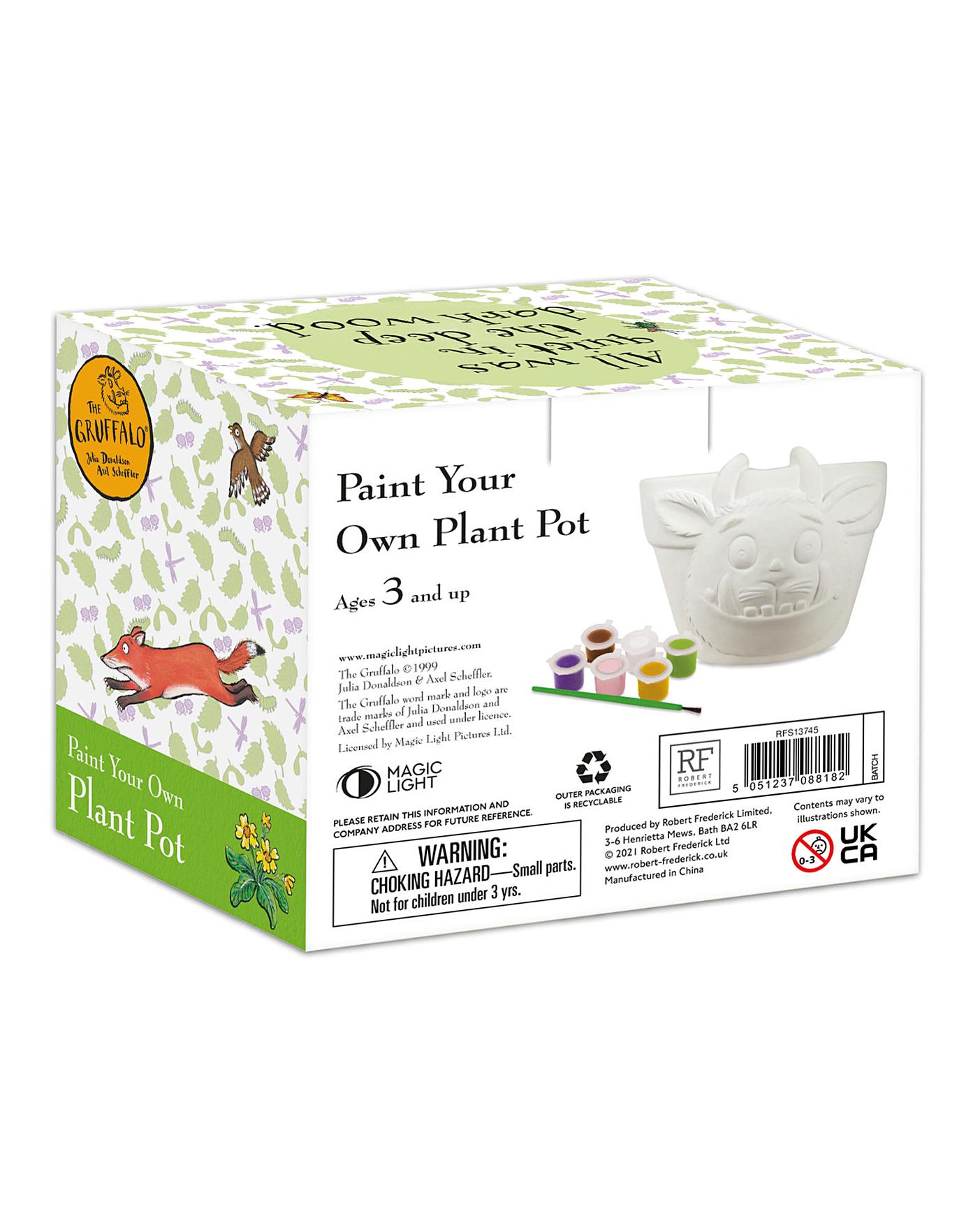 Gruffalo Paint Your Own Plant Pot Fashion World