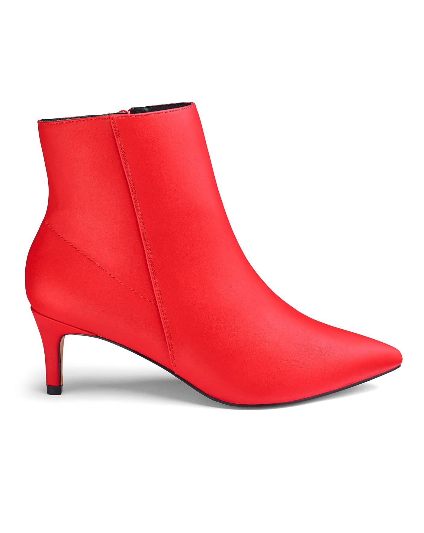 kitten heel boots wide fit