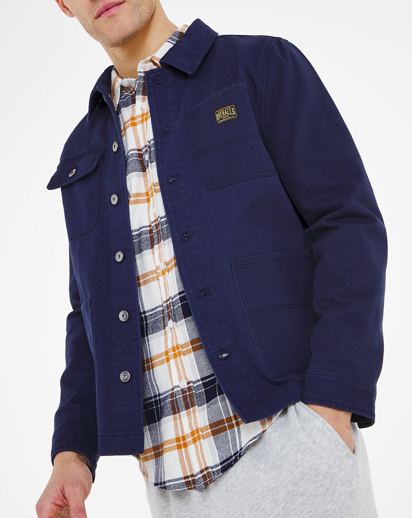 navy canvas jacket