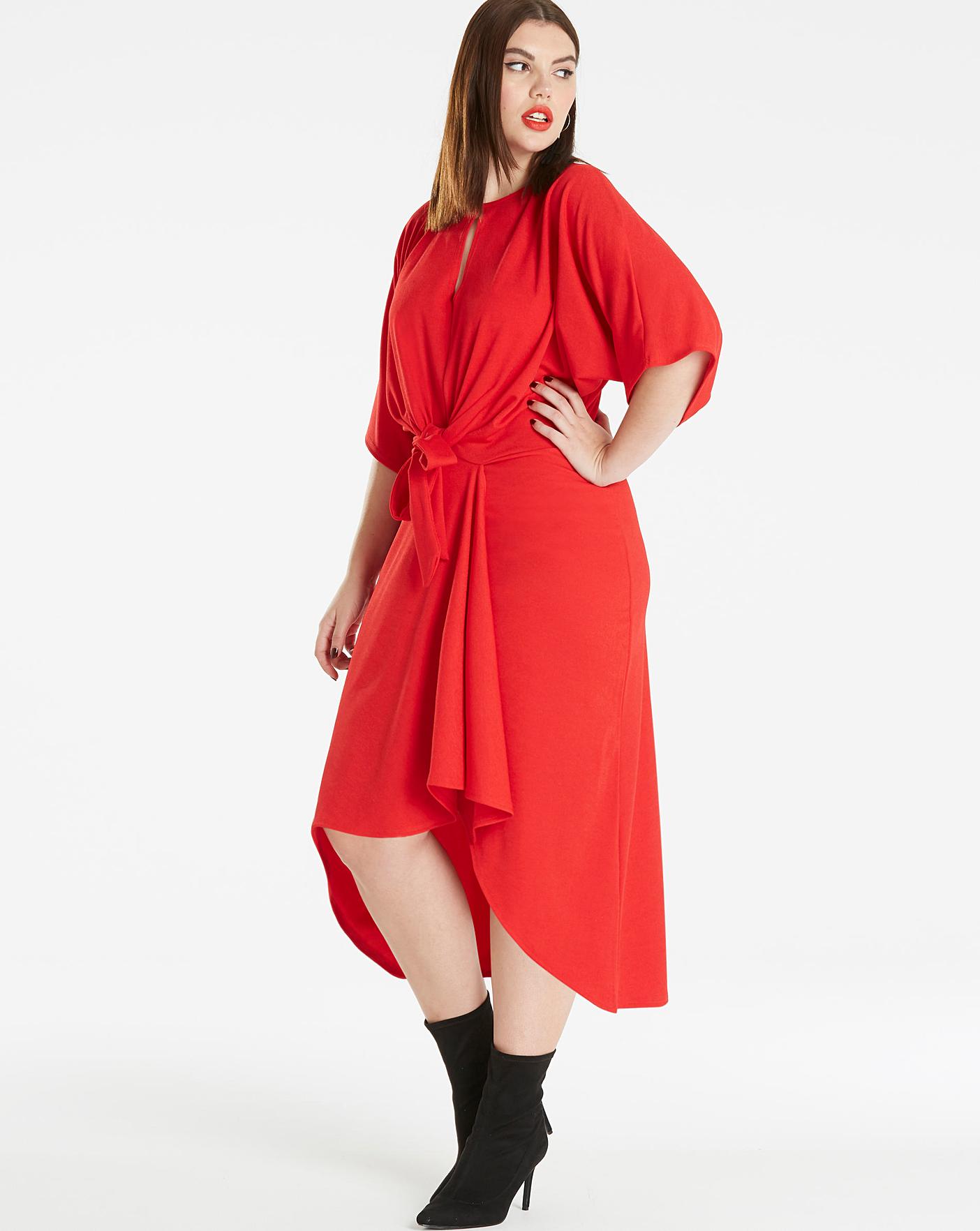 simply be red dress